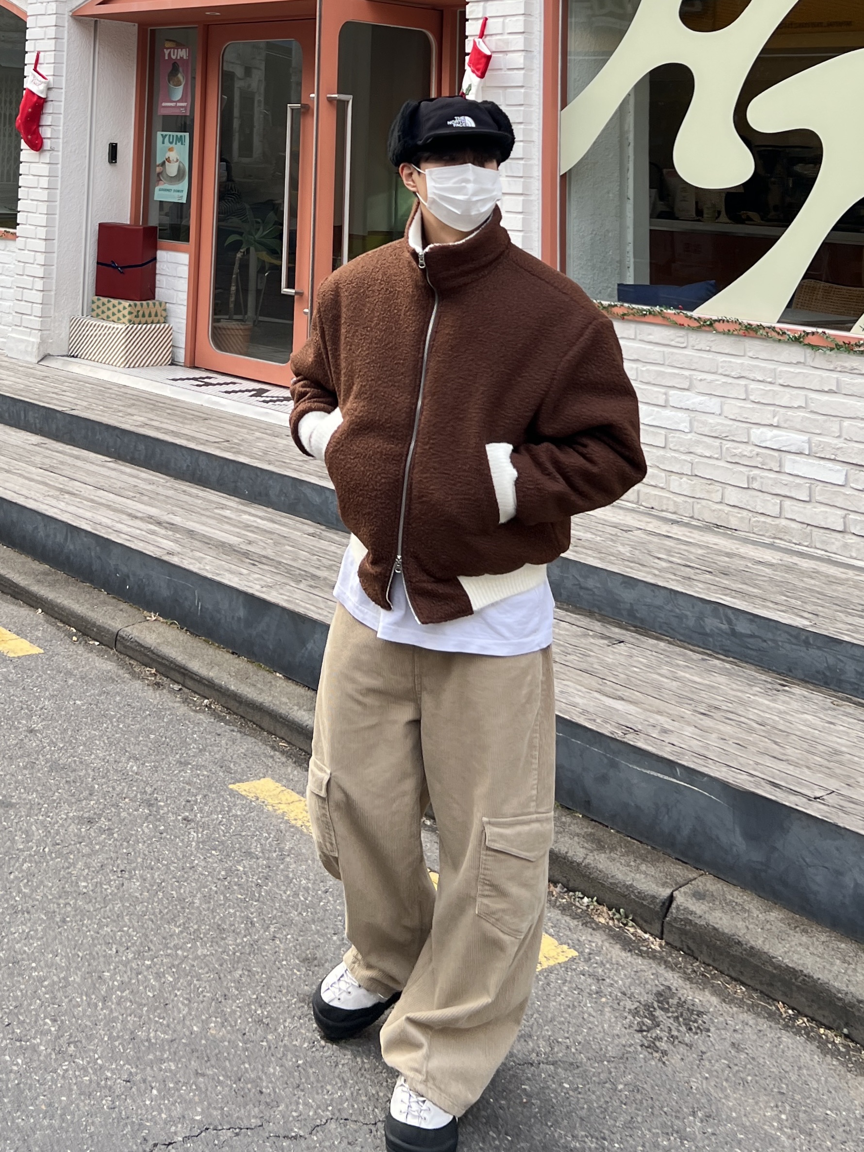 New Balance CRV Mule V2 Ivory 착용 스타일 - 3