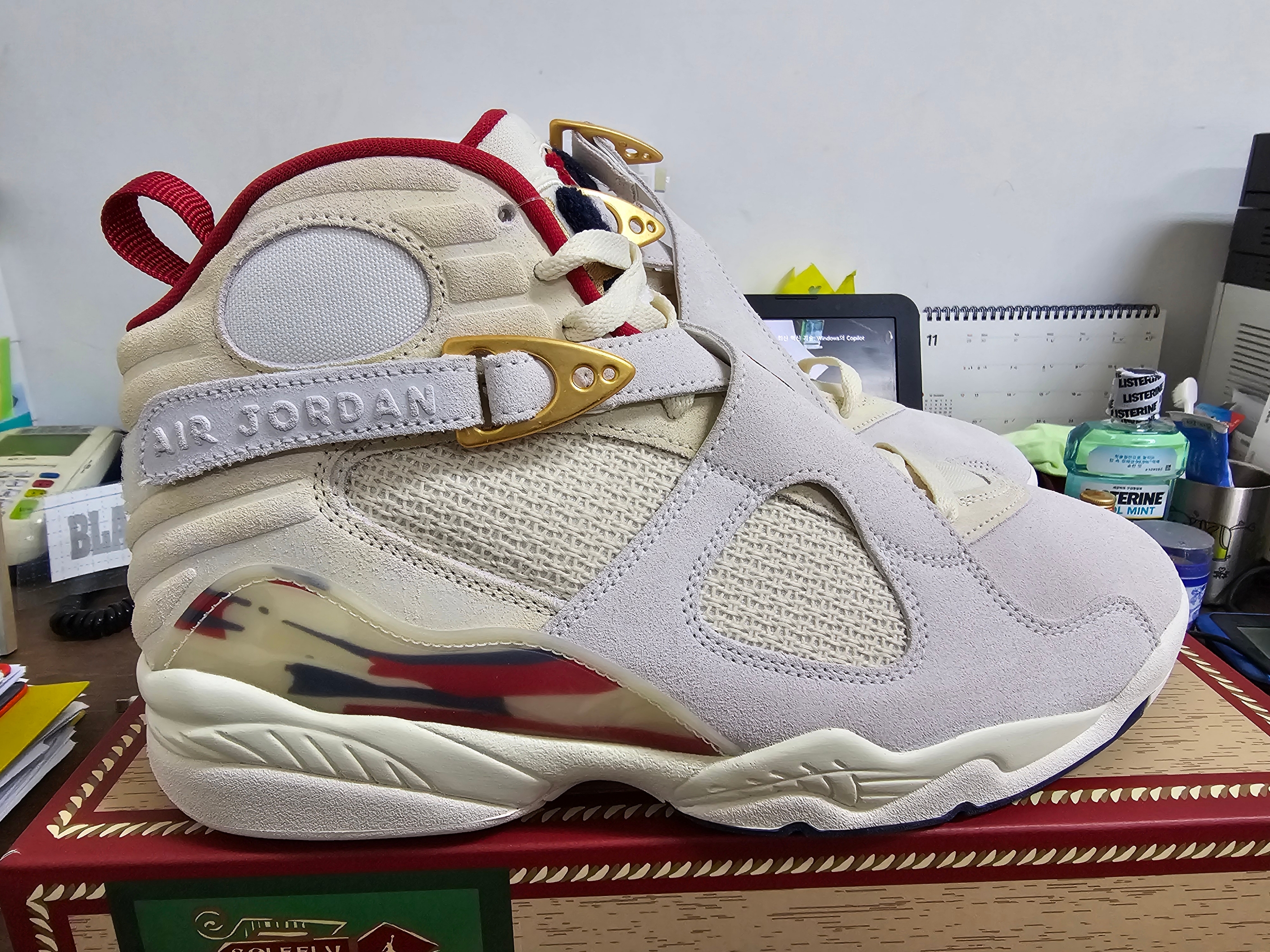 Jordan 8 x SoleFly Retro SP Mi Casa es Su Casa 착용 스타일 - 2