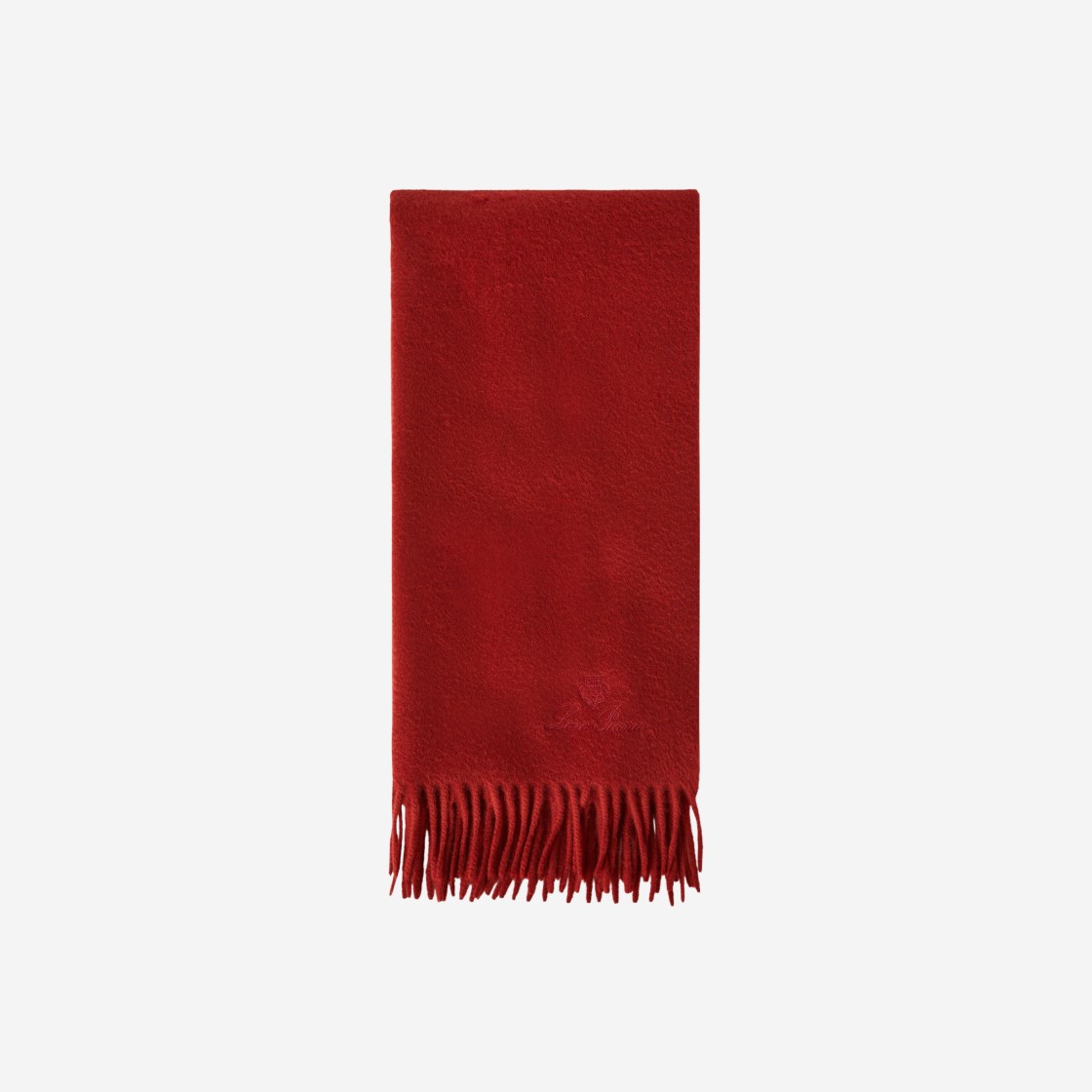 Loro Piana Grande Unita Cashmere Scarf Cinnabar 상세 이미지 1