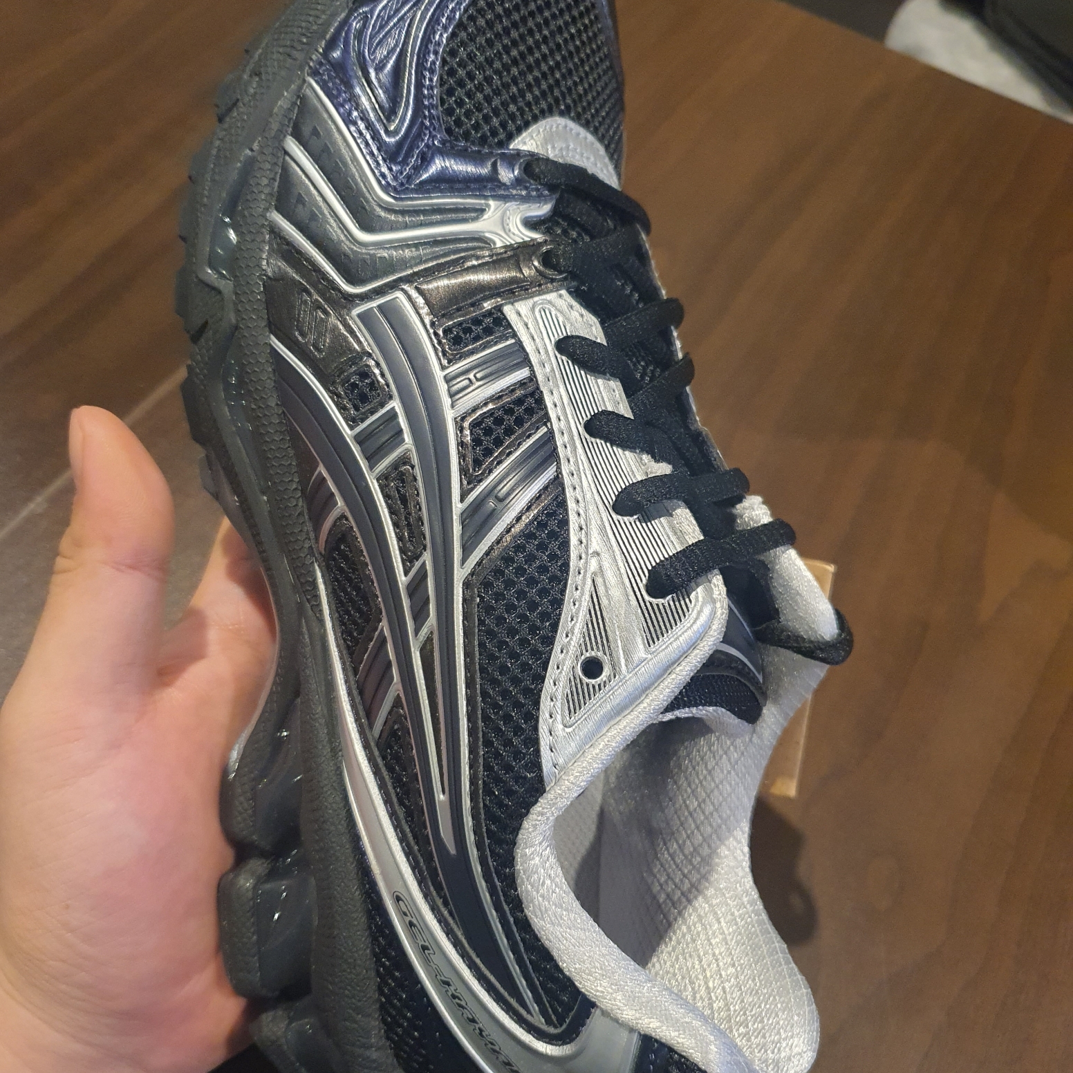 Asics x Atmos x Undermycar Gel-Kayano 14 Black Pure Silver 착용 스타일