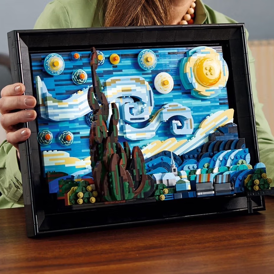 Lego Christmas Tree, Lego Vincent Van Gogh The Starry Night 착용 스타일 - 5