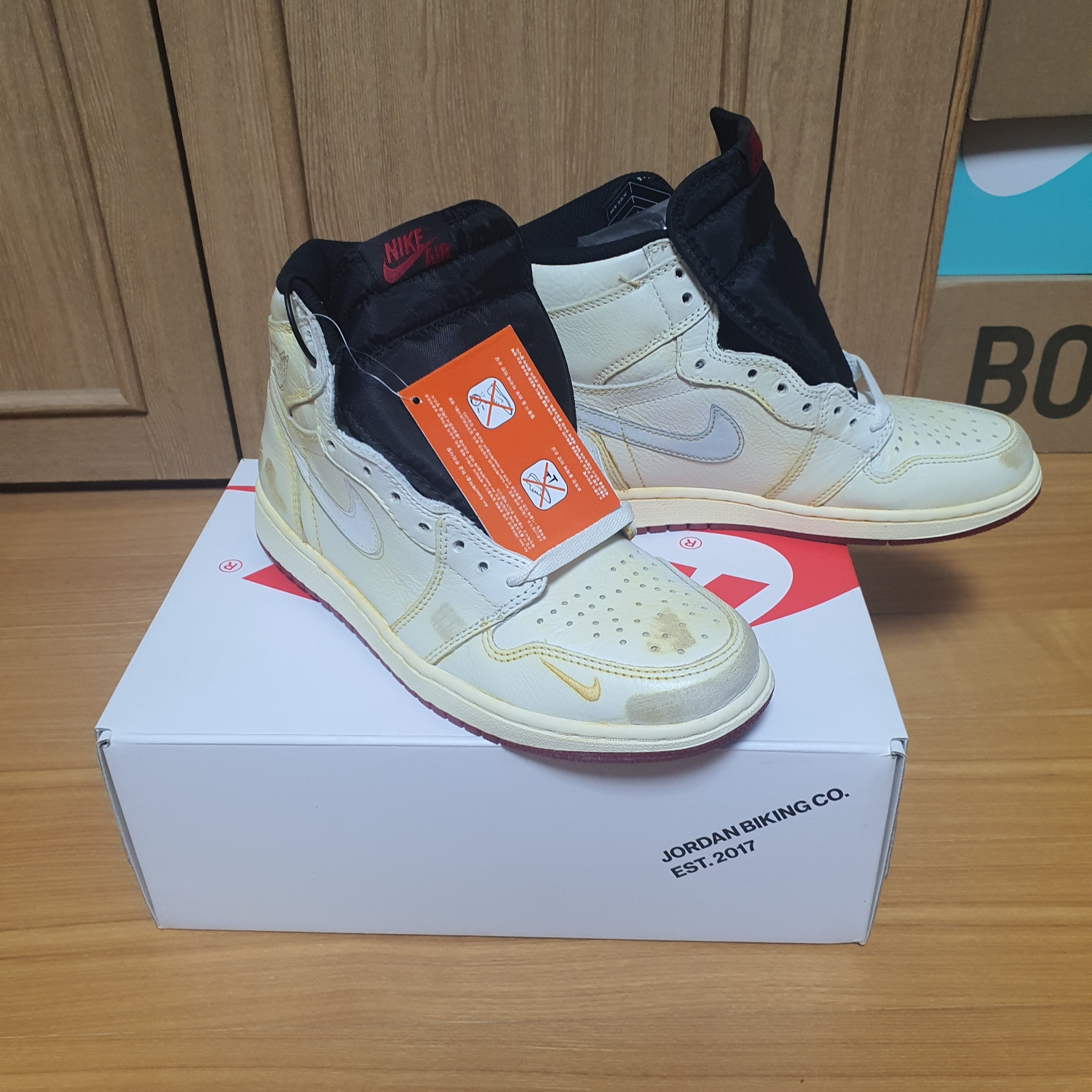 Jordan 1 x Nigel Sylvester Retro High Sail White 착용 스타일 - 2