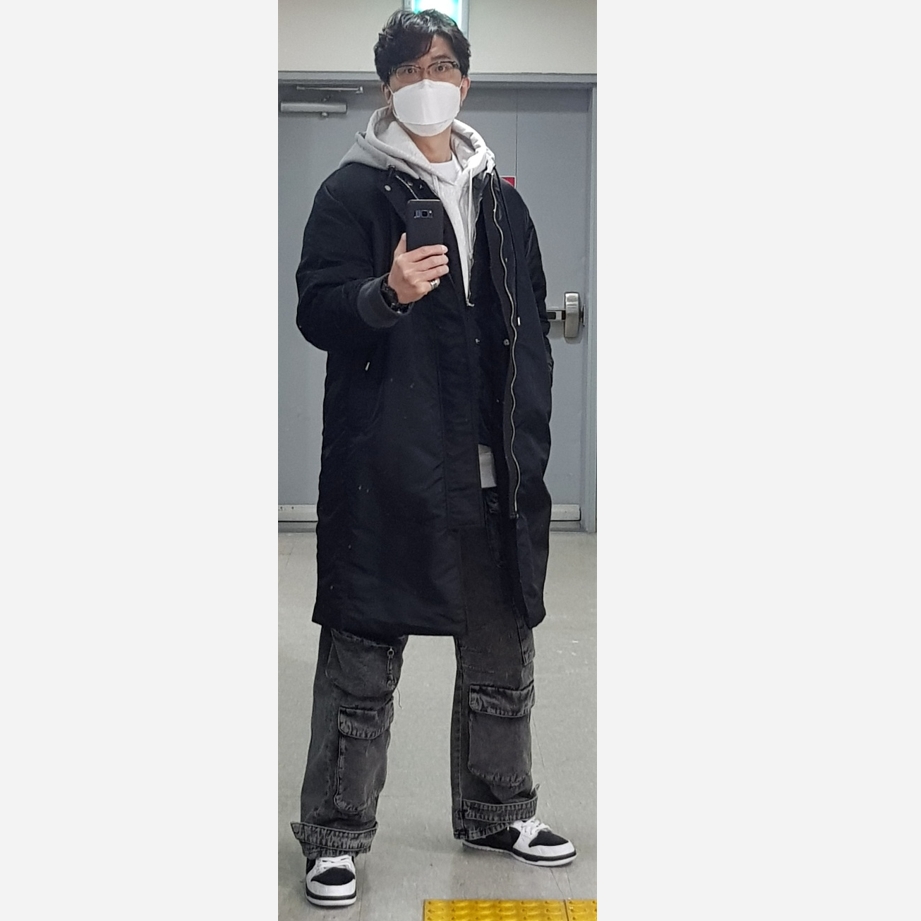 Nike x Tightbooth SB Dunk Low Pro Black and White 착용 스타일 - 1