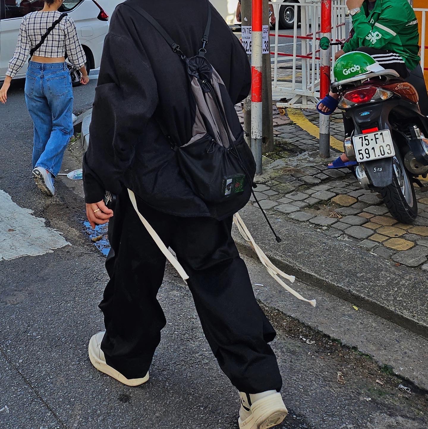 Converse x Drkshdw Turbowpn Pelican 착용 스타일 - 5