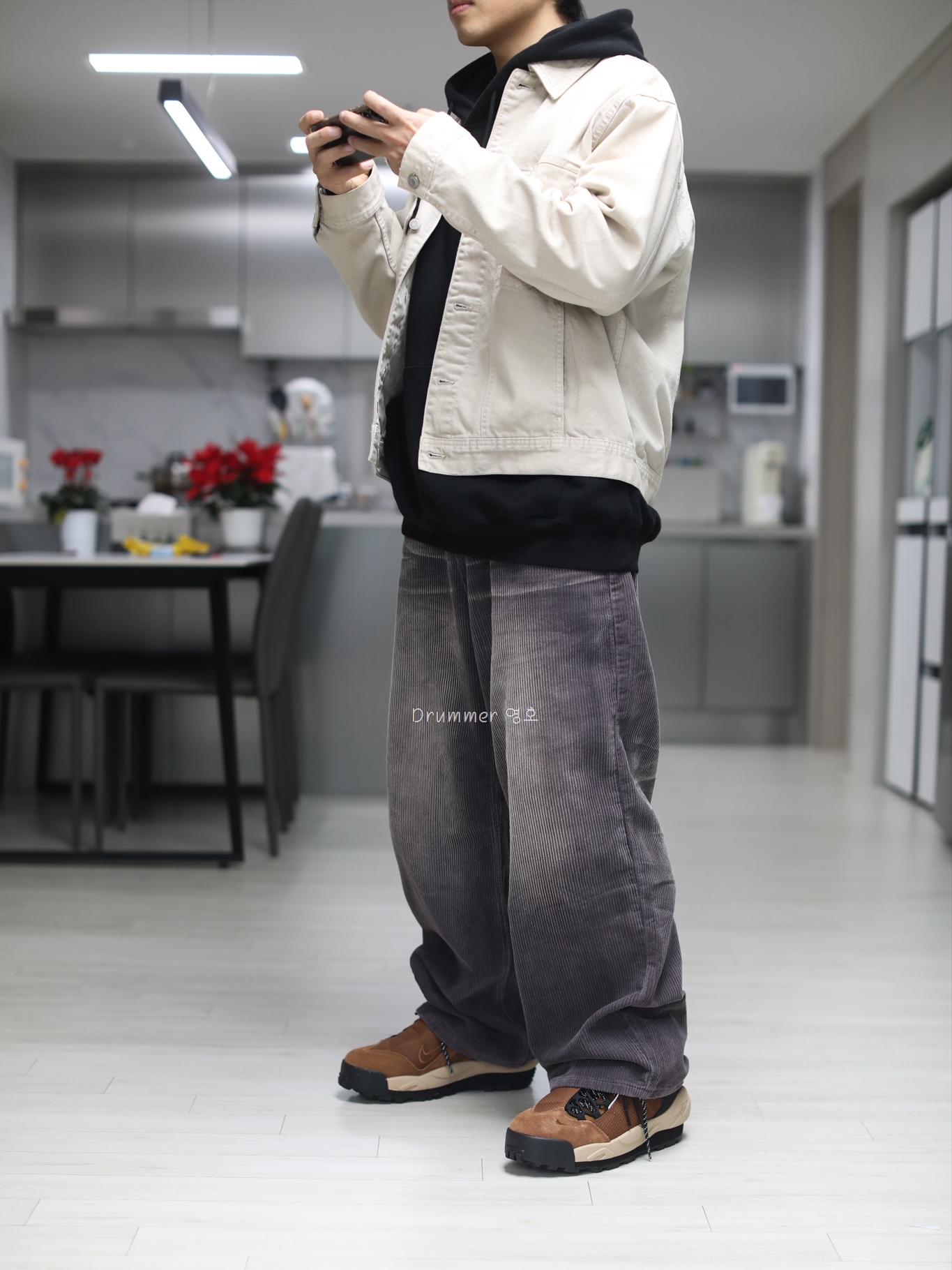 Nike x Sacai Magmascape SP Pecan 착용 스타일