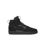 (GS) Nike Court Borough Mid 2 Triple Black