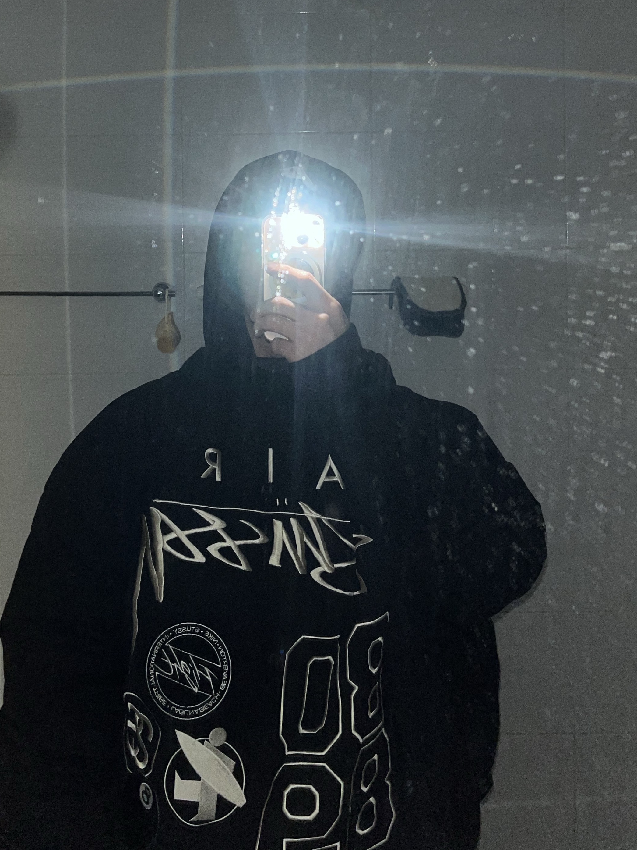 Palace P 6-Panel Cap Black - 23FW, Nike x Stussy Reversible Jacket Black (FJ9153-010) 착용 스타일