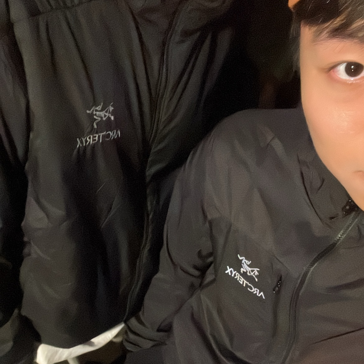 Arc'teryx Squamish Hoody Black 착용 스타일 - 3