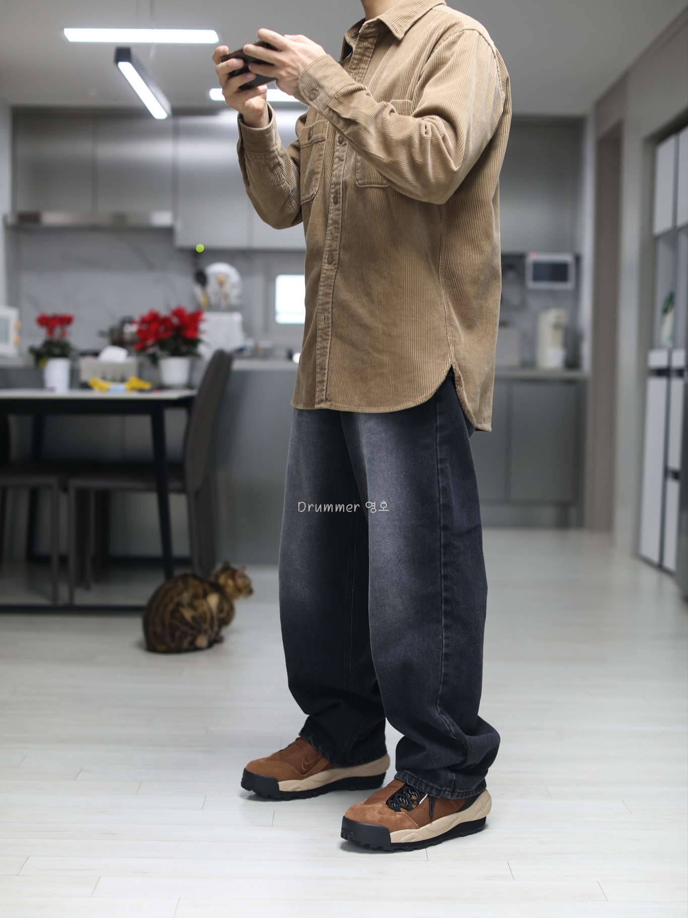 Nike x Sacai Magmascape SP Pecan 착용 스타일