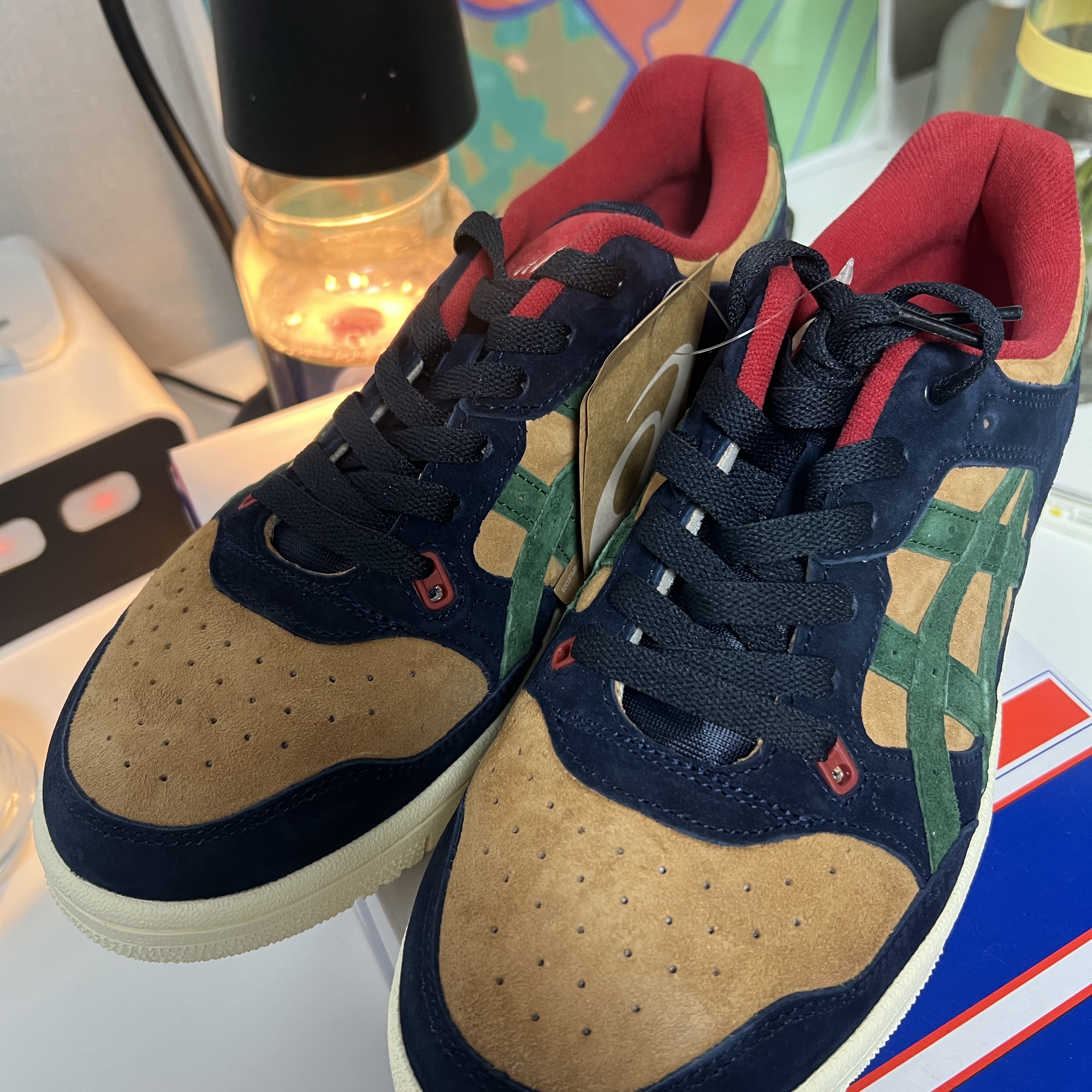 Asics x Kith EX89 Kithmas Outdoor 착용 스타일 - 1