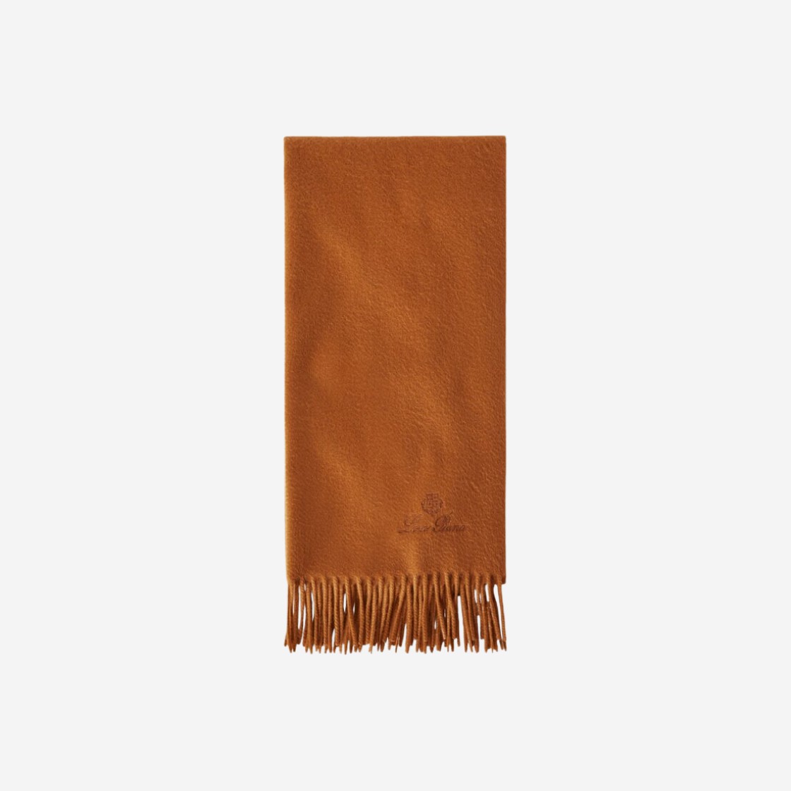 Loro Piana Grande Unita Cashmere Scarf New Ocra 상세 이미지 1