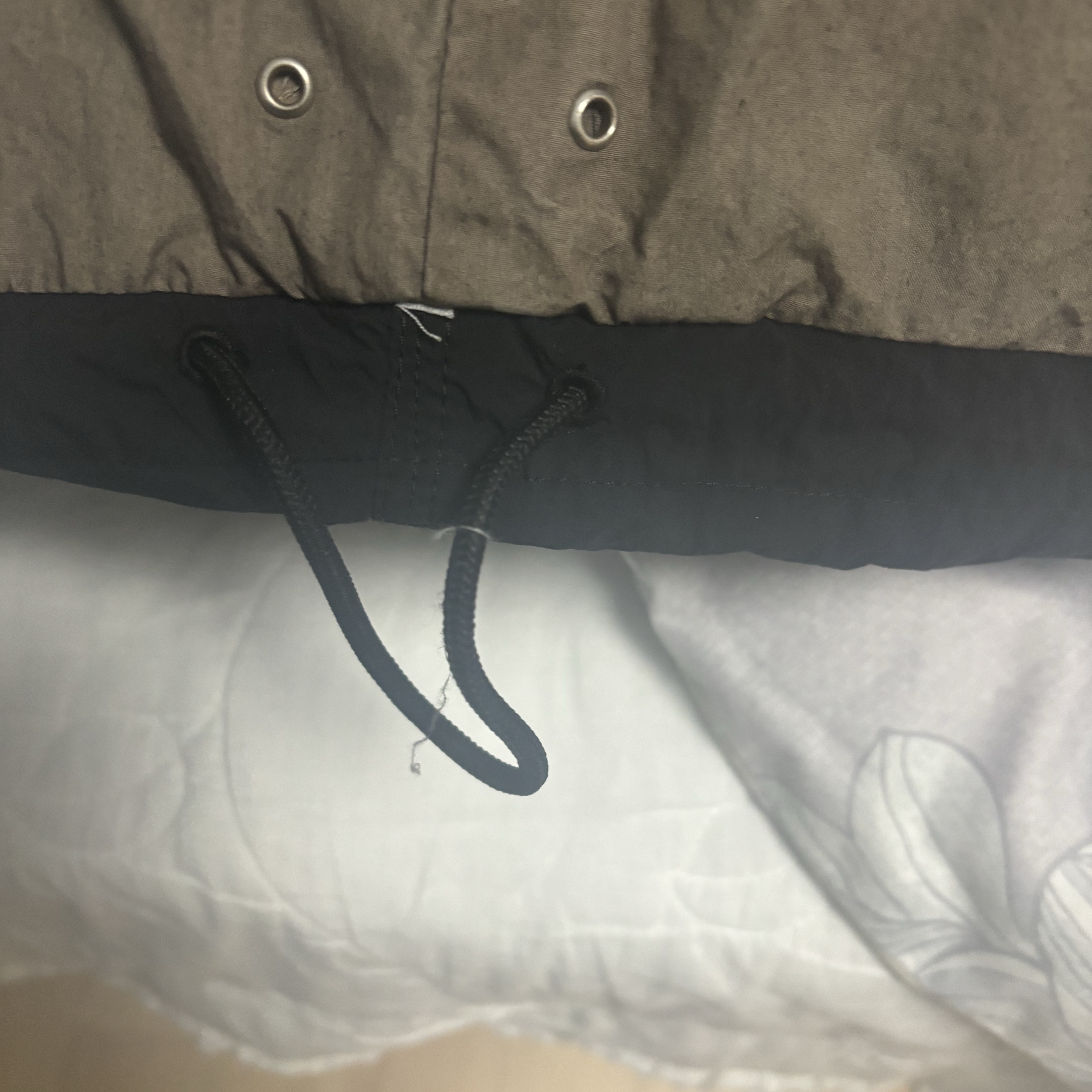 Ten C Artic Down Parka Black 착용 스타일 - 1