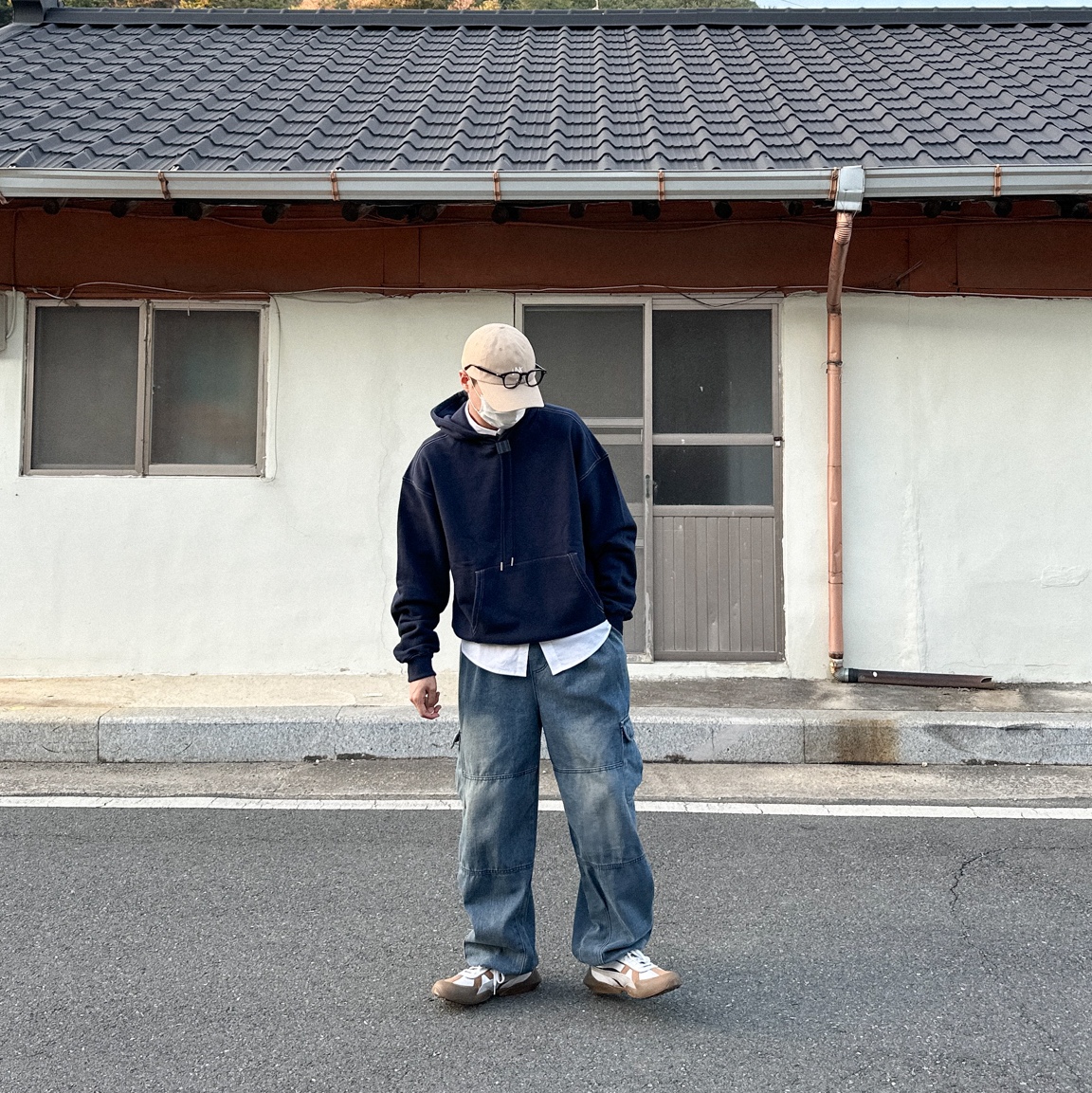 Puma Vaderon White Gum 착용 스타일