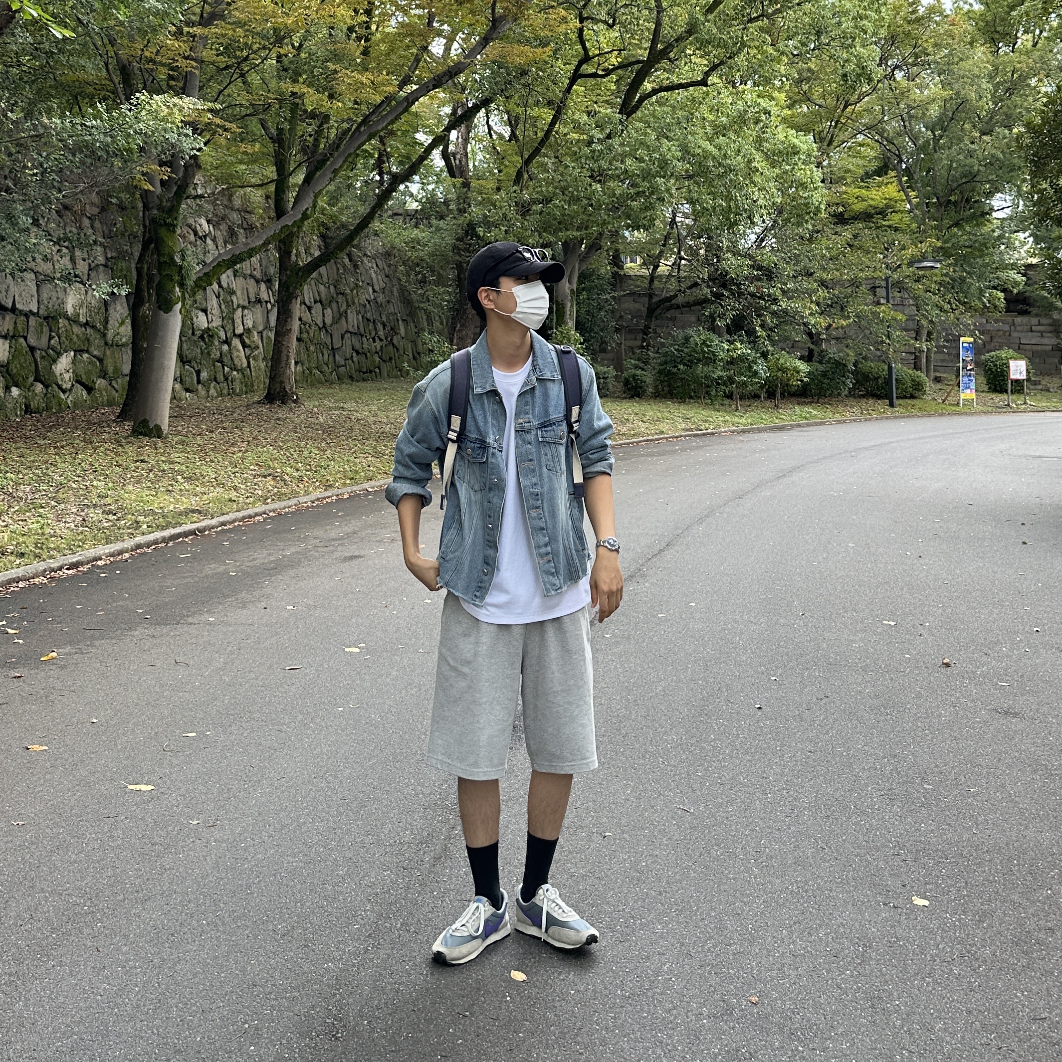 Nike Daybreak SP Cool Grey Hyper Grape 착용 스타일