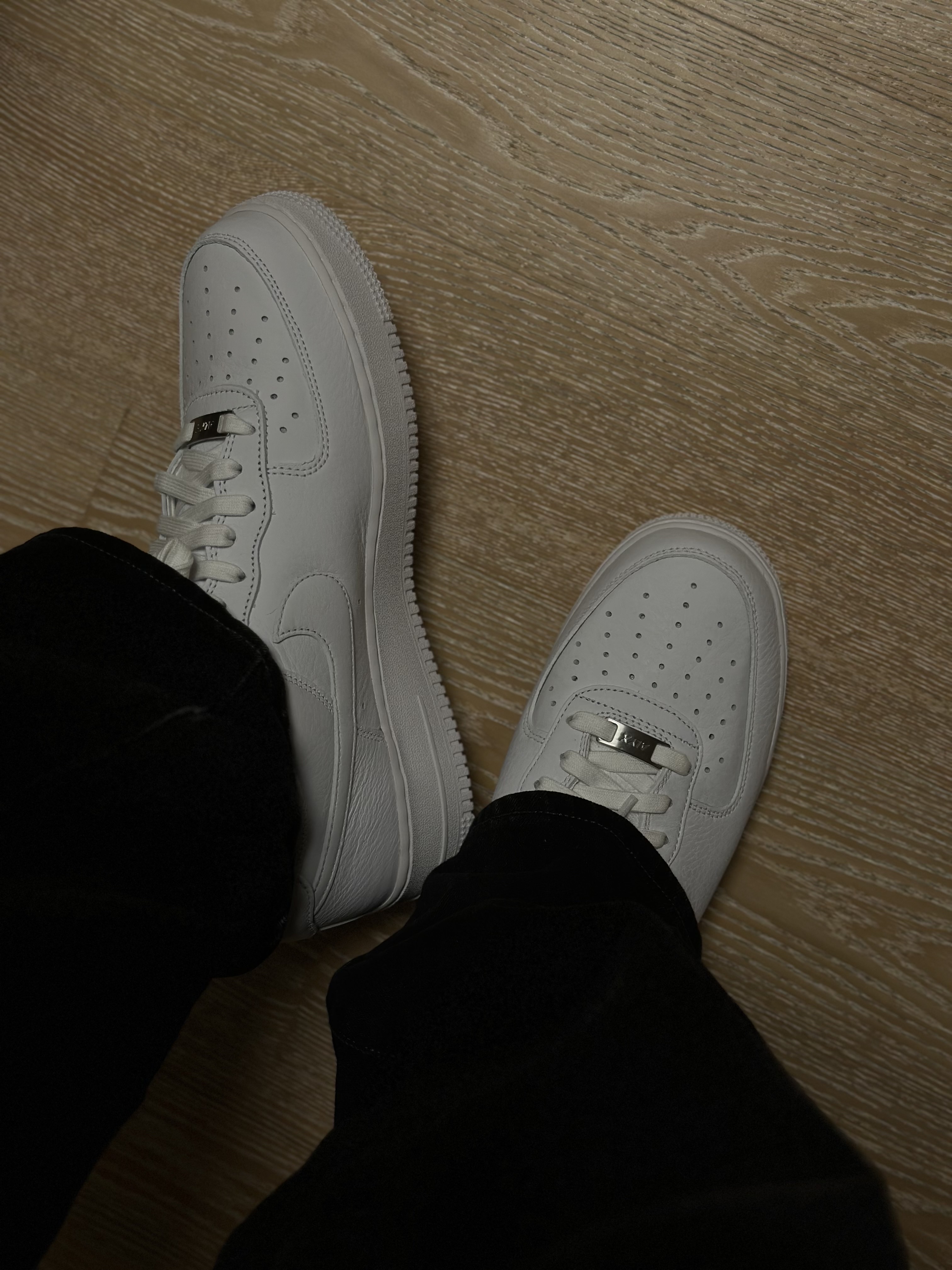 Nike x 1017 Alyx 9SM Air Force 1 Low SP White 착용 스타일 - 1