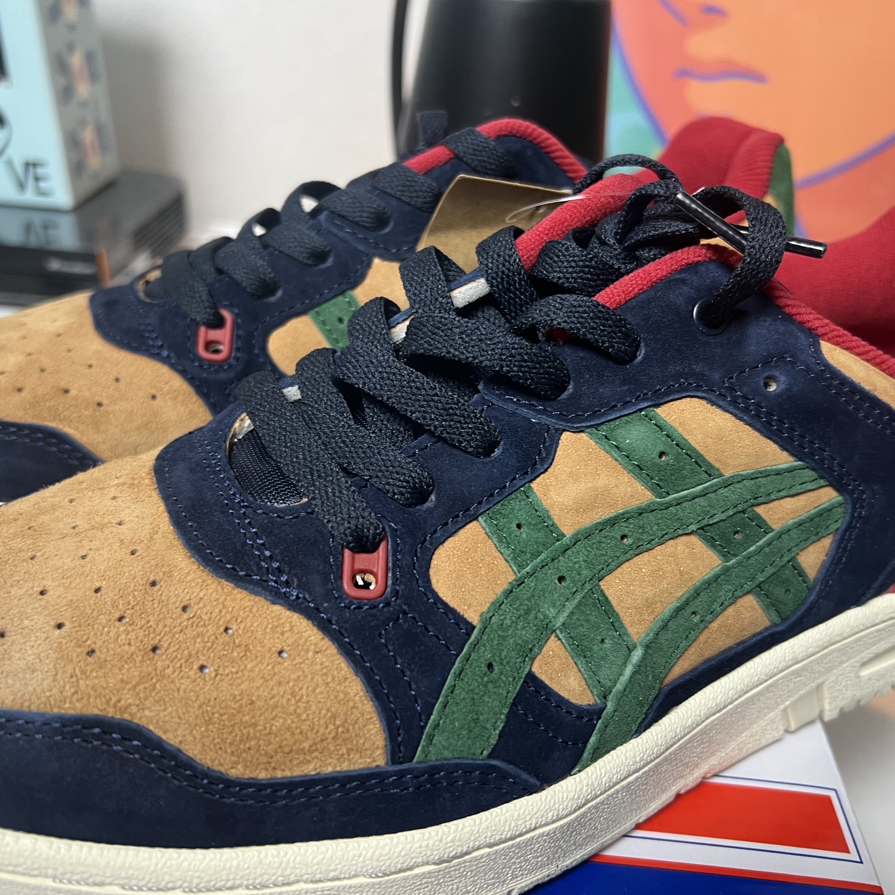 Asics x Kith EX89 Kithmas Outdoor 착용 스타일 - 2