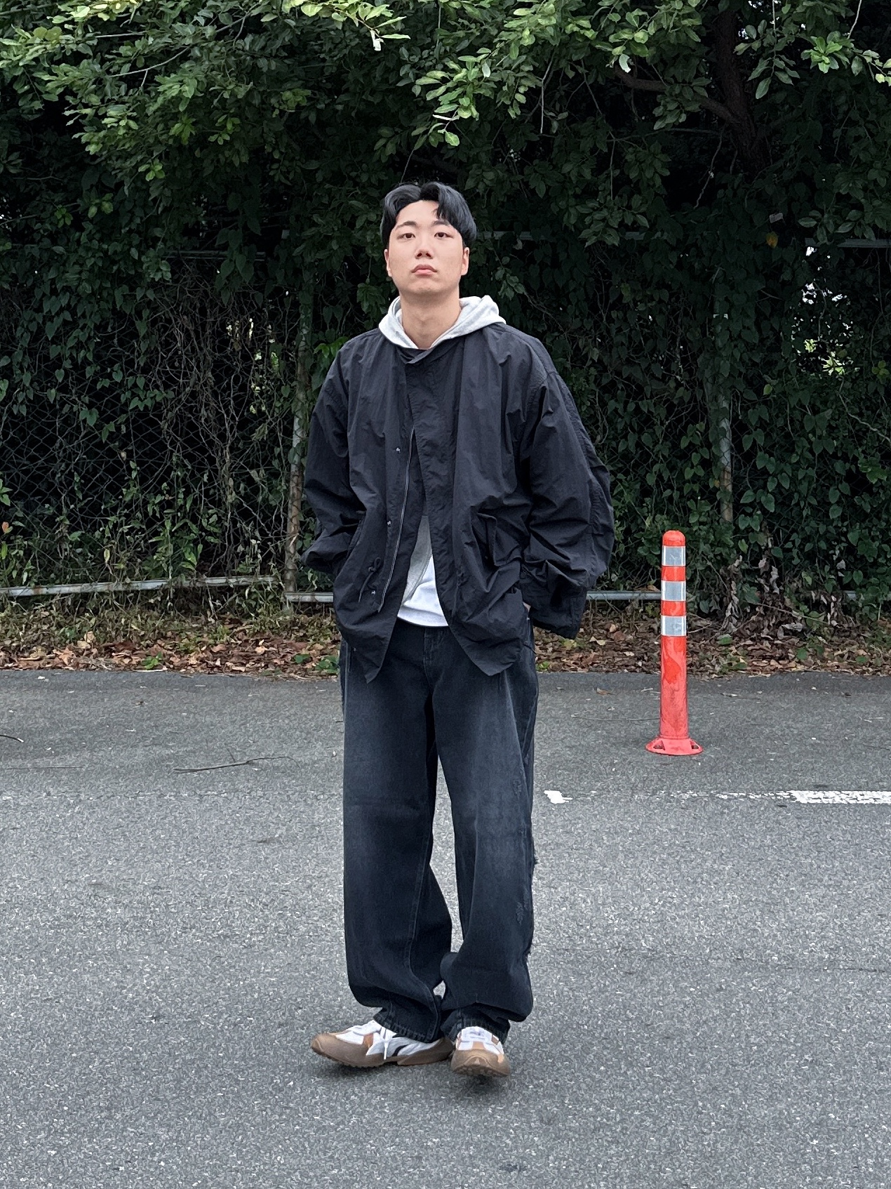 Puma Vaderon White Gum 착용 스타일