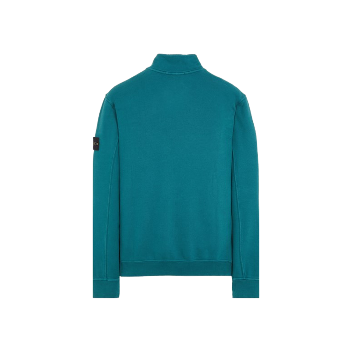 Stone Island 62820 Brushed Cotton Fleece Garment Dyed Full Zip Up Sweatshirt Dark Teal Green - 23FW 상세 이미지 2