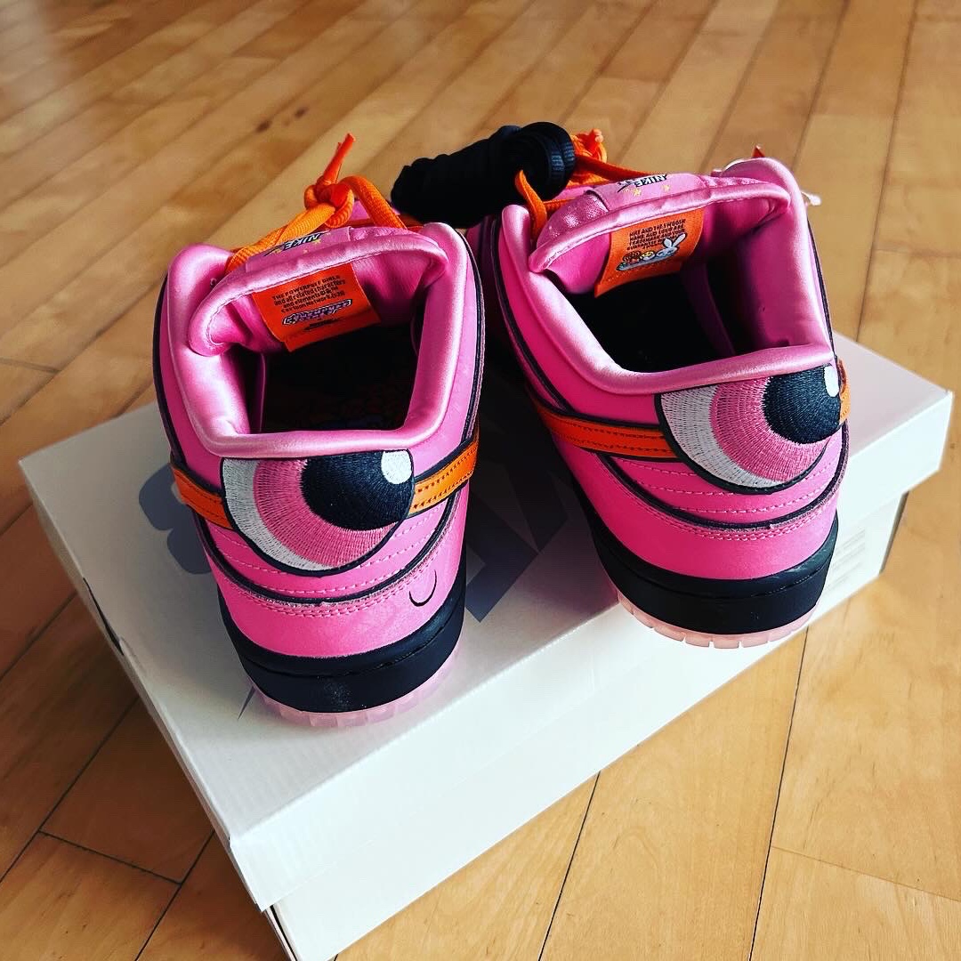 Nike x The Powerpuff Girls SB Dunk Low Pro QS Blossom 착용 스타일 - 5