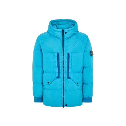 스톤 아일랜드 40123 가먼트 다이드 크링클랩스 다운 자켓 마린 블루 - 20FW | Stone Island | KREAM Stone Island 40123... 