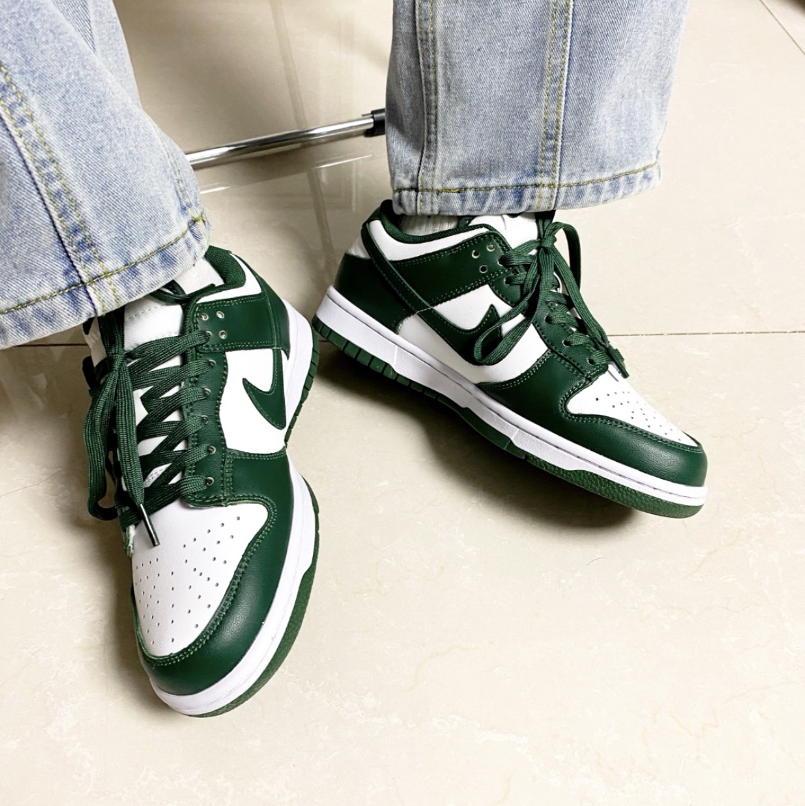(GS) Nike Dunk Low Varsity Green 착용 스타일