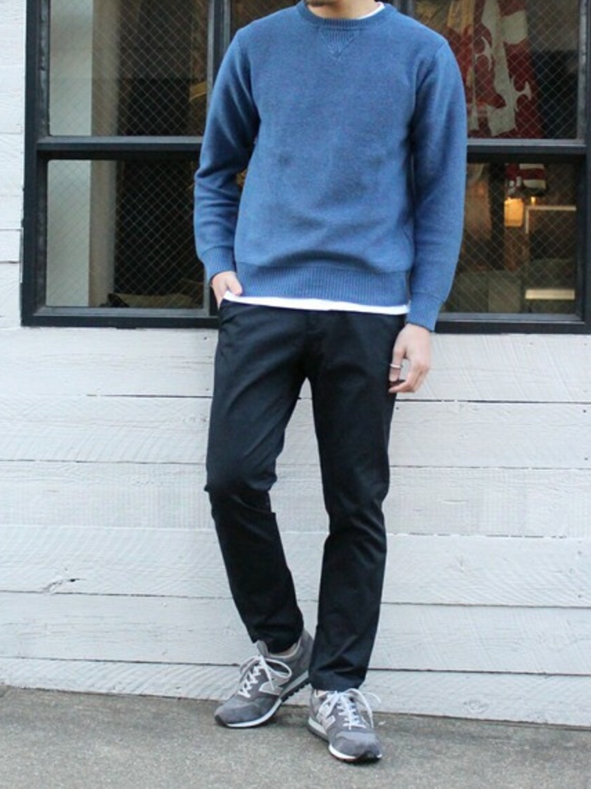 New Balance 996 Gray Blue 착용 스타일