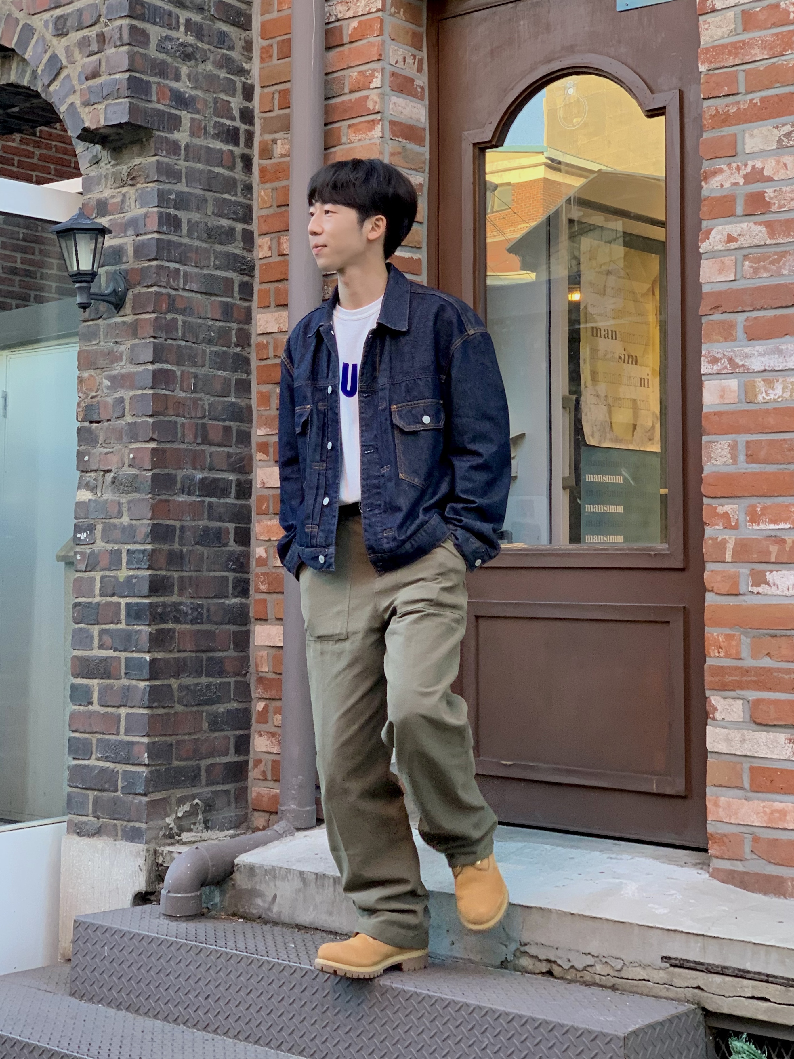 Timberland Premium 6 inch Waterproof Boot Wheat Nubuck - Wide 착용 스타일 - 1