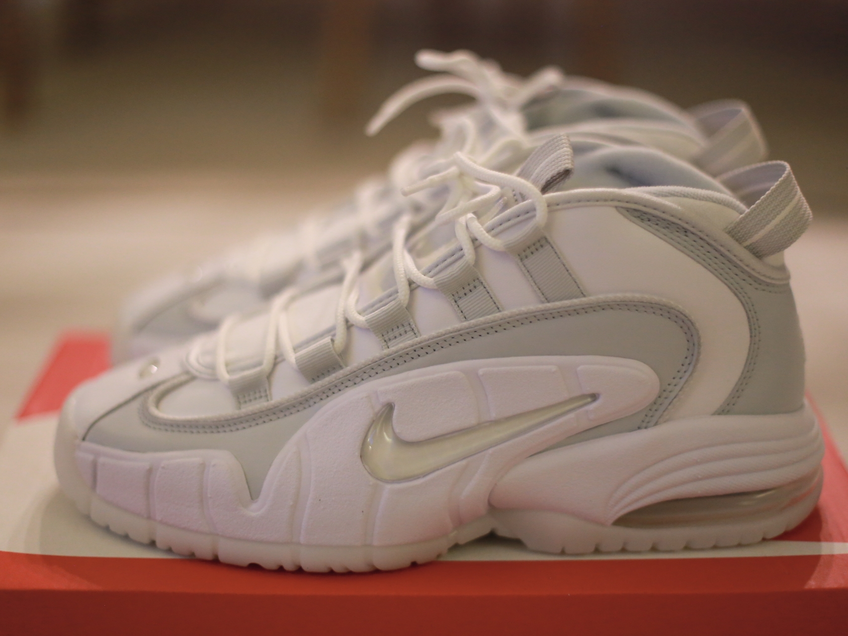 Nike Air Max Penny 1 Pure Platinum 착용 스타일 - 1