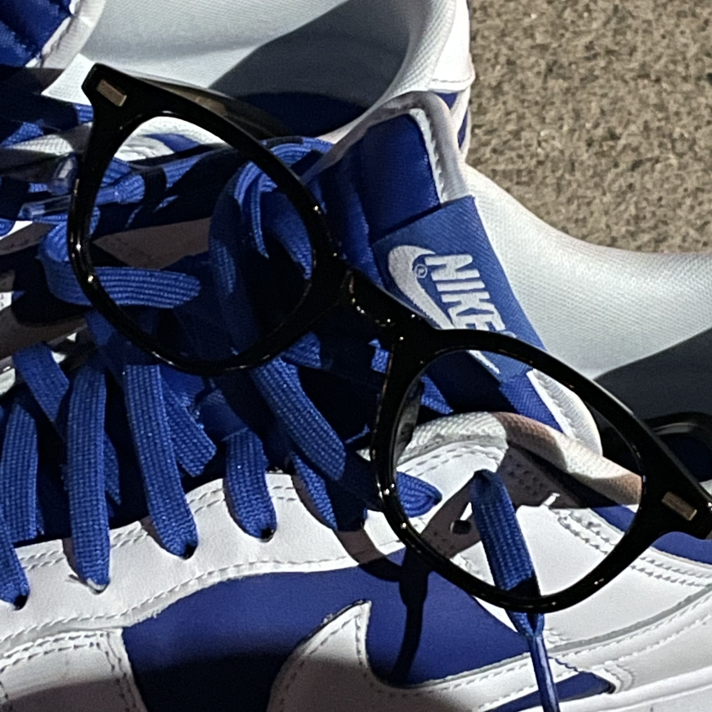 Nike Dunk Low Retro Racer Blue and White 착용 스타일