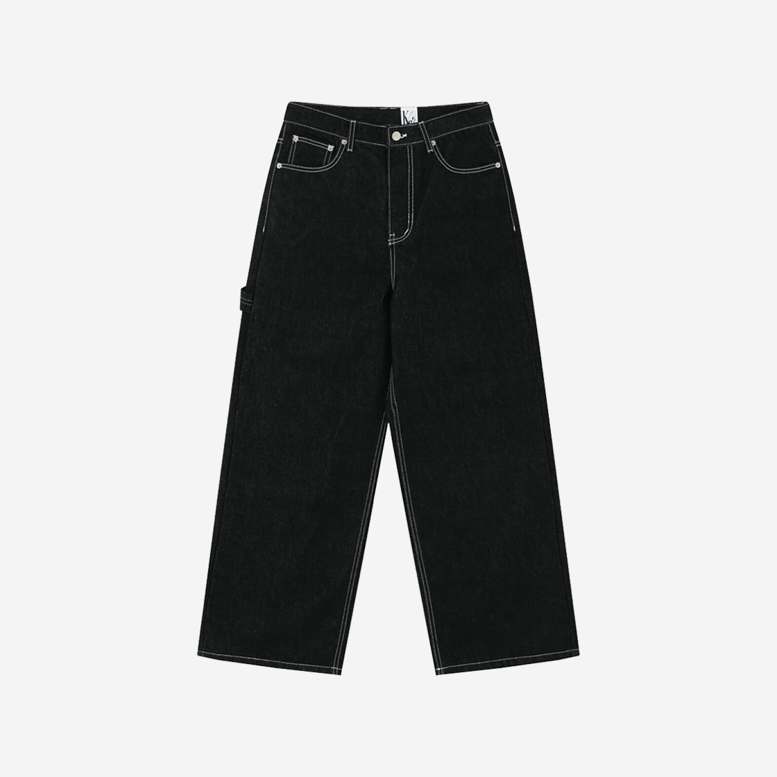 早期完売★Kashiko★Embroied Nonfade Denim Pants ジーパン2色 Kashiko(カシコ) デニム・ジーパン(レディース) - 海外通販のBUYMA