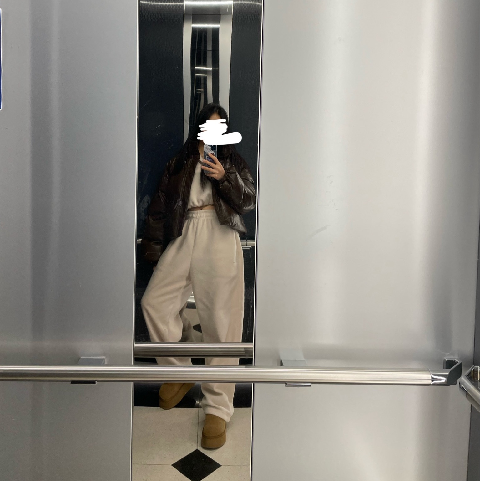 (W) Rockfishweatherwear Cloudy Maxi Winter Mini Boots Chestnut 착용 스타일 - 2