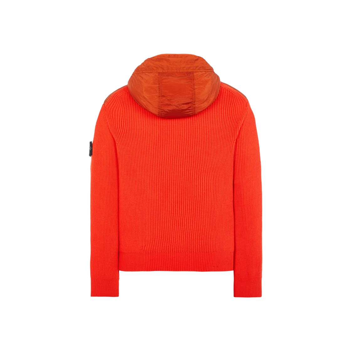 Stone Island 44134 Nylon Metal in Econyl Regenerated Nylon with Primaloft-TC And Knit Hooded Blouson Lobster Red - 23FW 상세 이미지 2