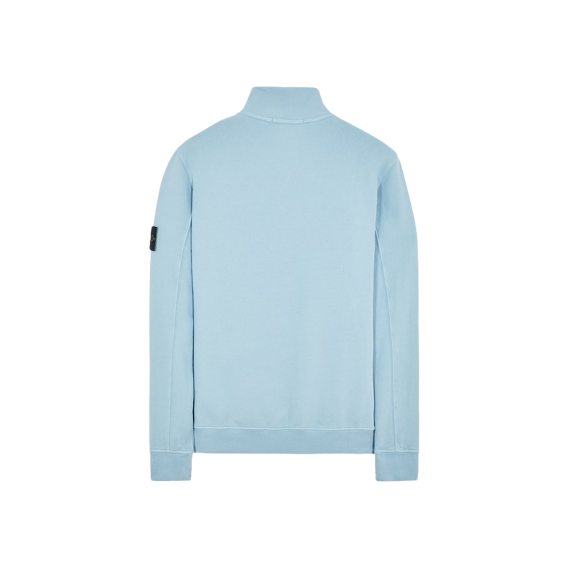 Stone Island 62820 Brushed Cotton Fleece Garment Dyed Full Zip Up Sweatshirt Sky Blue - 23FW 상세 이미지 2