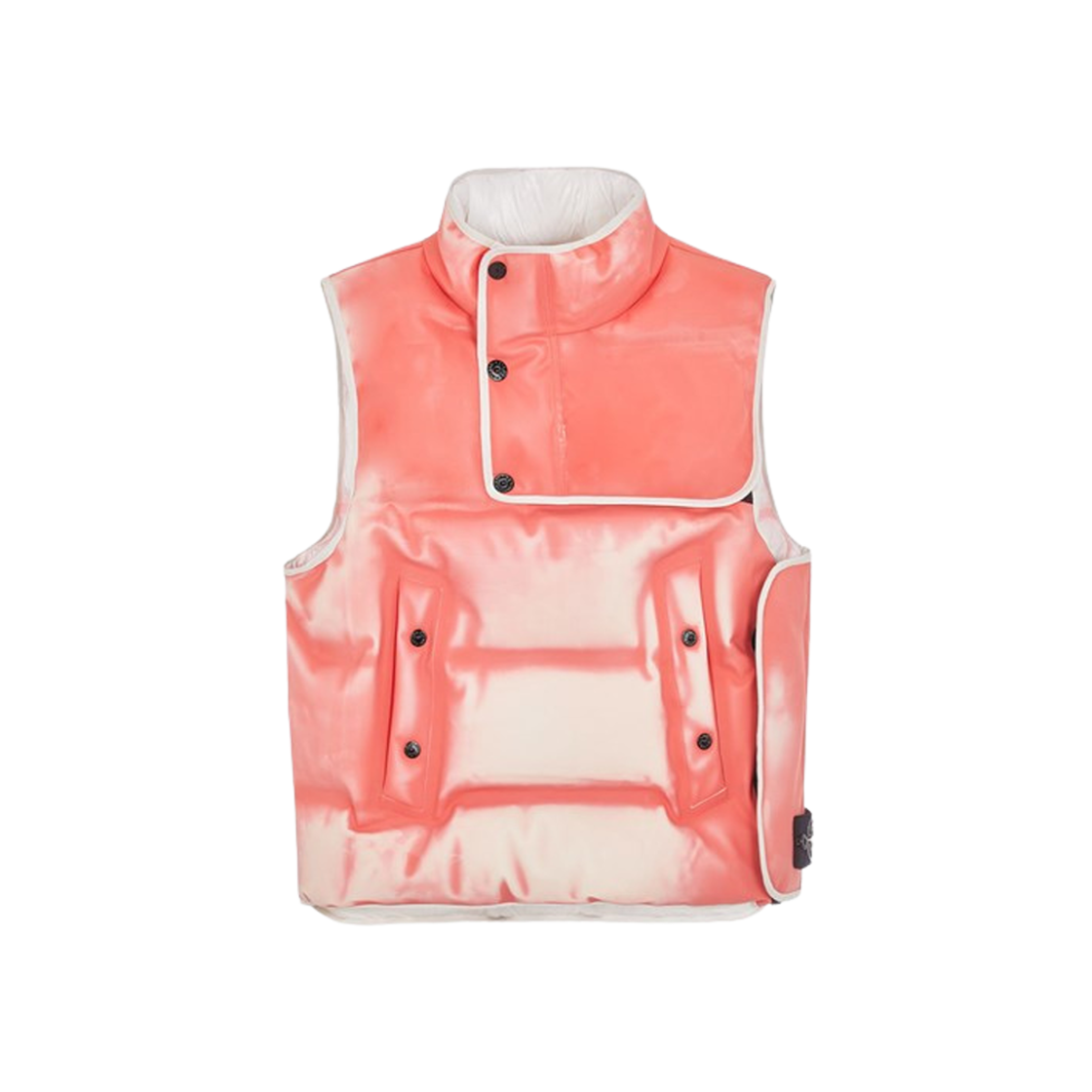 Stone Island G1399 Poly Strata Ice Jacket Down Vest Stucco - 23FW 상세 이미지 1