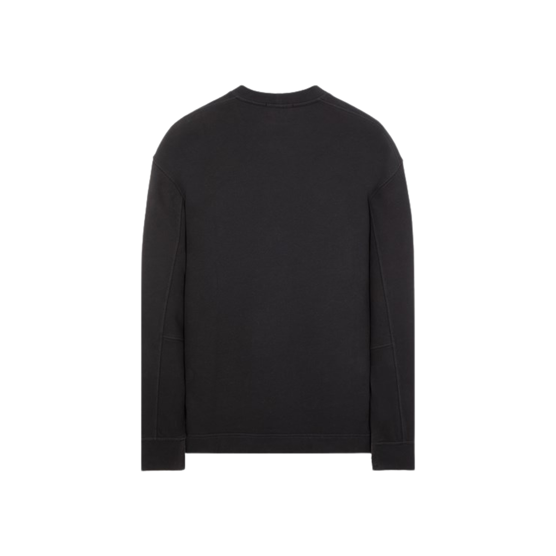 Stone Island 65477 Brushed Cotton Fleece Garment Dyed Crewneck Sweatshirt Black - 23FW 상세 이미지 2