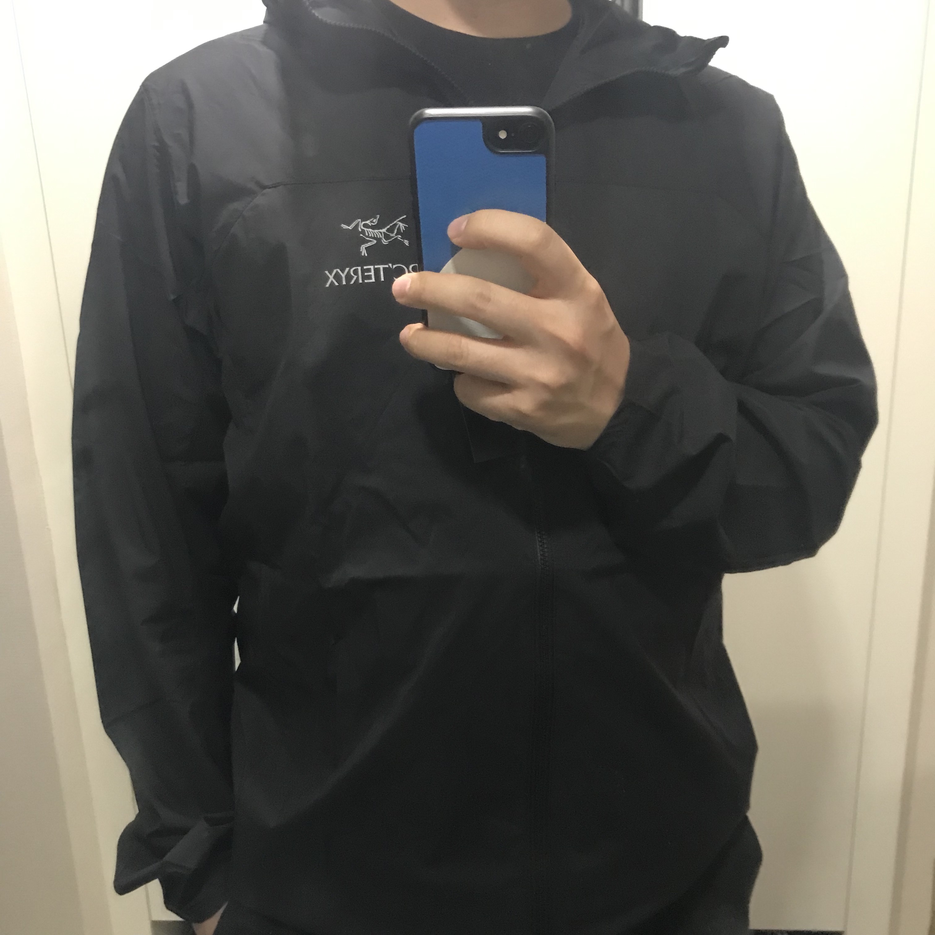 Arc'teryx Squamish Hoody Black 착용 스타일