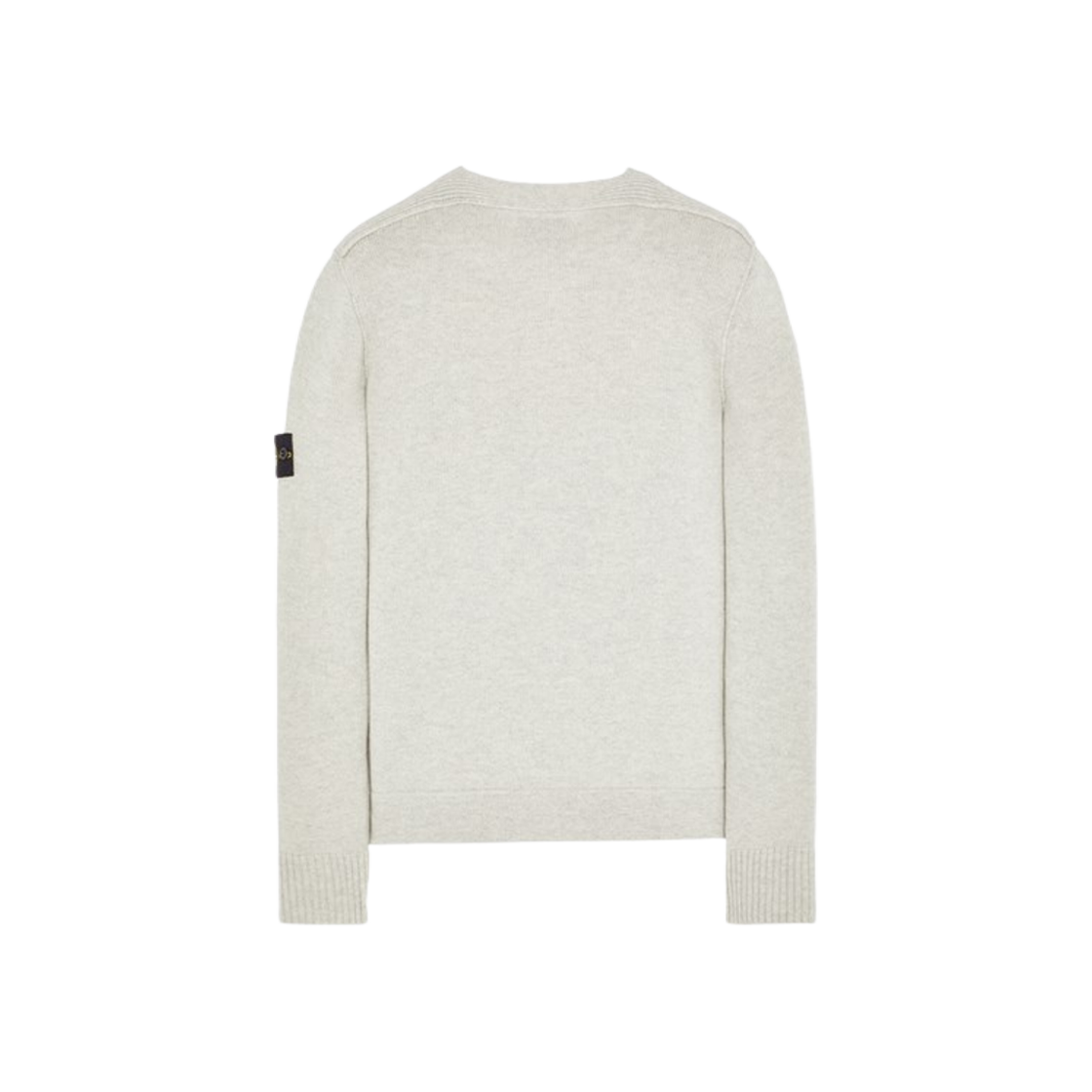 Stone Island 531B6 Geelong Wool Crewneck Knit PEARL GREY Melange - 23FW 상세 이미지 2