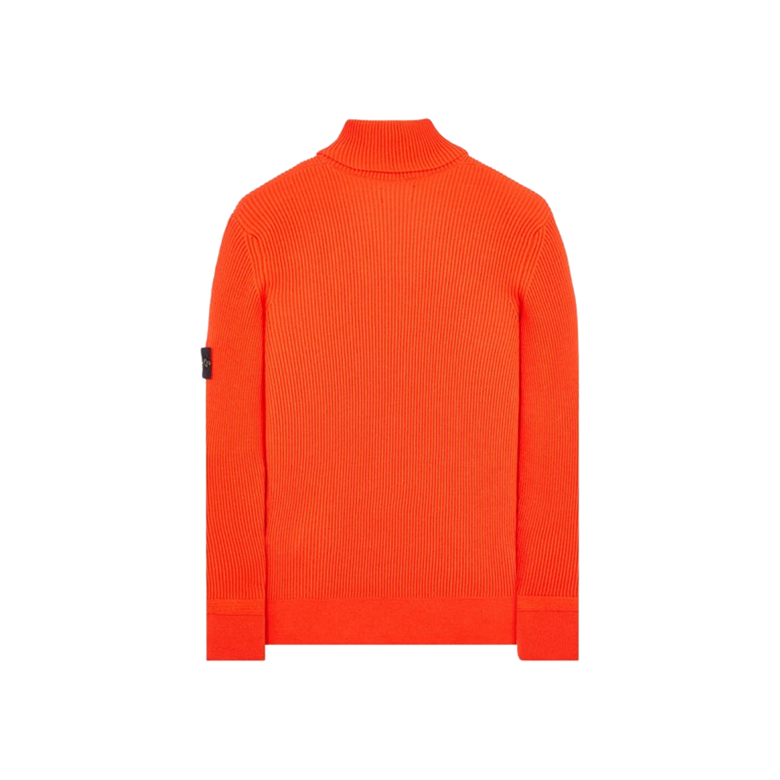 Stone Island 552C2 Wool Turtleneck Knit Lobster Red - 23FW 상세 이미지 2