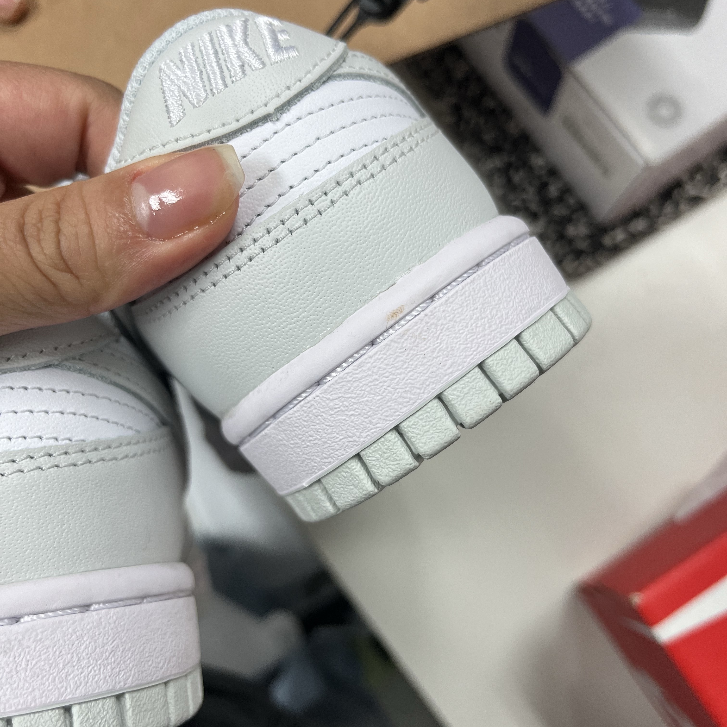 (W) Nike Dunk Low Photon Dust 착용 스타일 - 2
