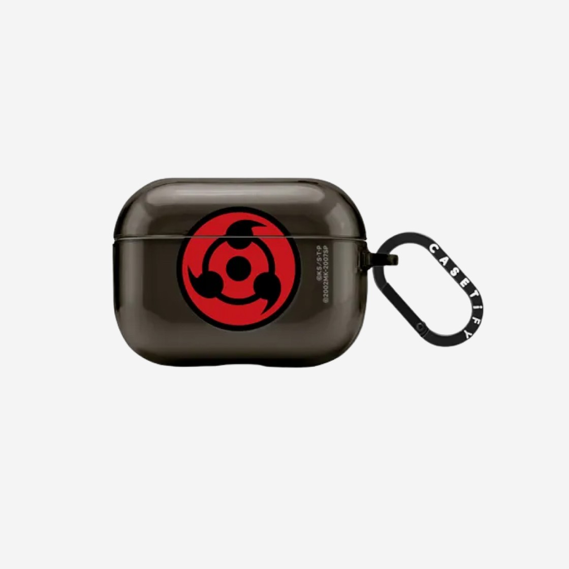 Casetify x Naruto Sharingan AirPods Pro 1st Gen Essential Case Matt Charcoal 상세 이미지 1