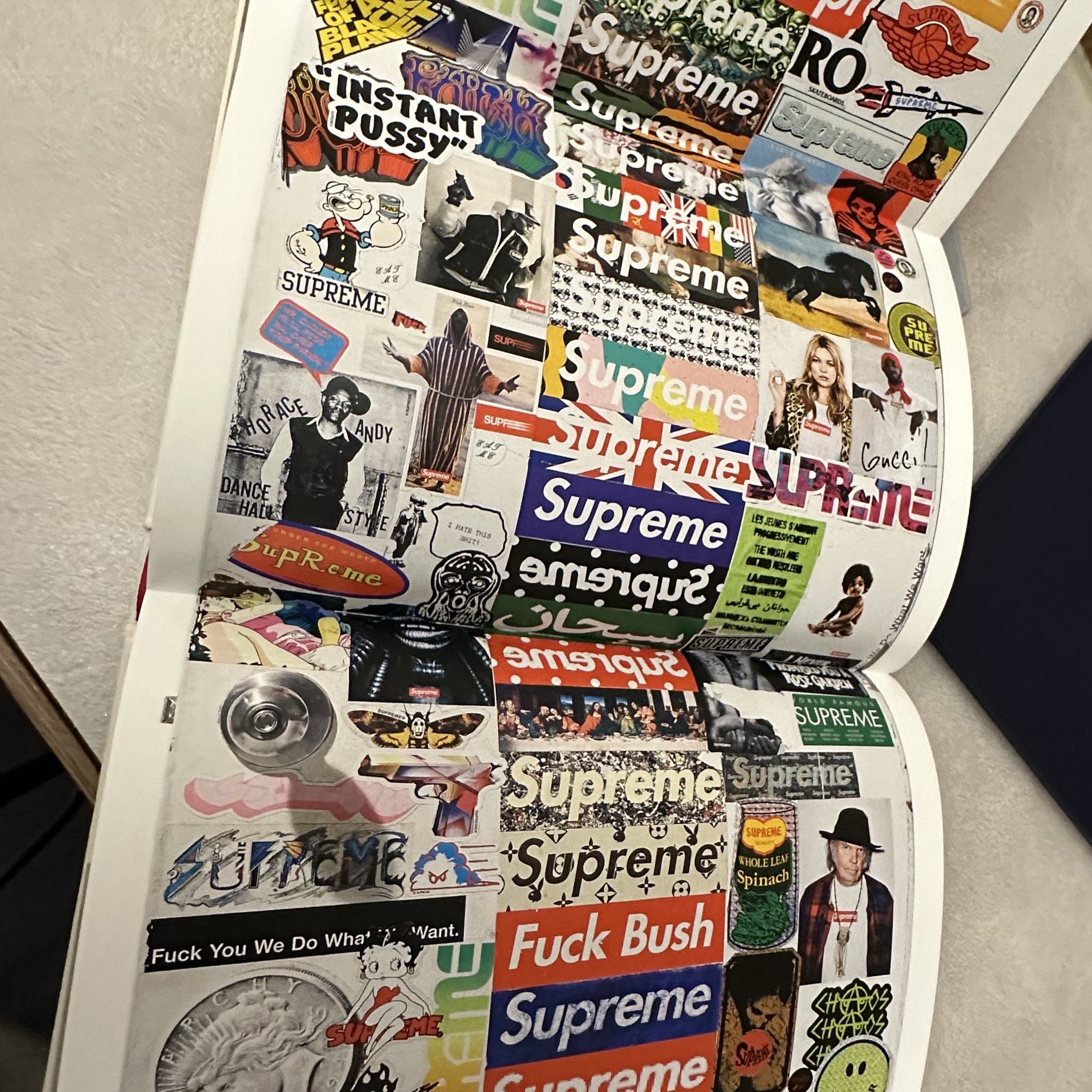 Supreme Vol.2 Book White - 19FW 착용 스타일