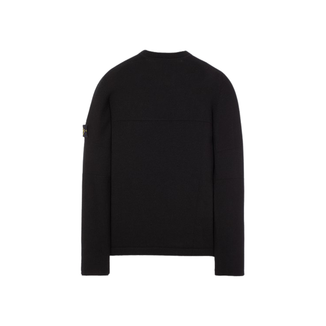 Stone Island 524A3 Lambswool Crewneck Knit Black - 23FW 상세 이미지 2