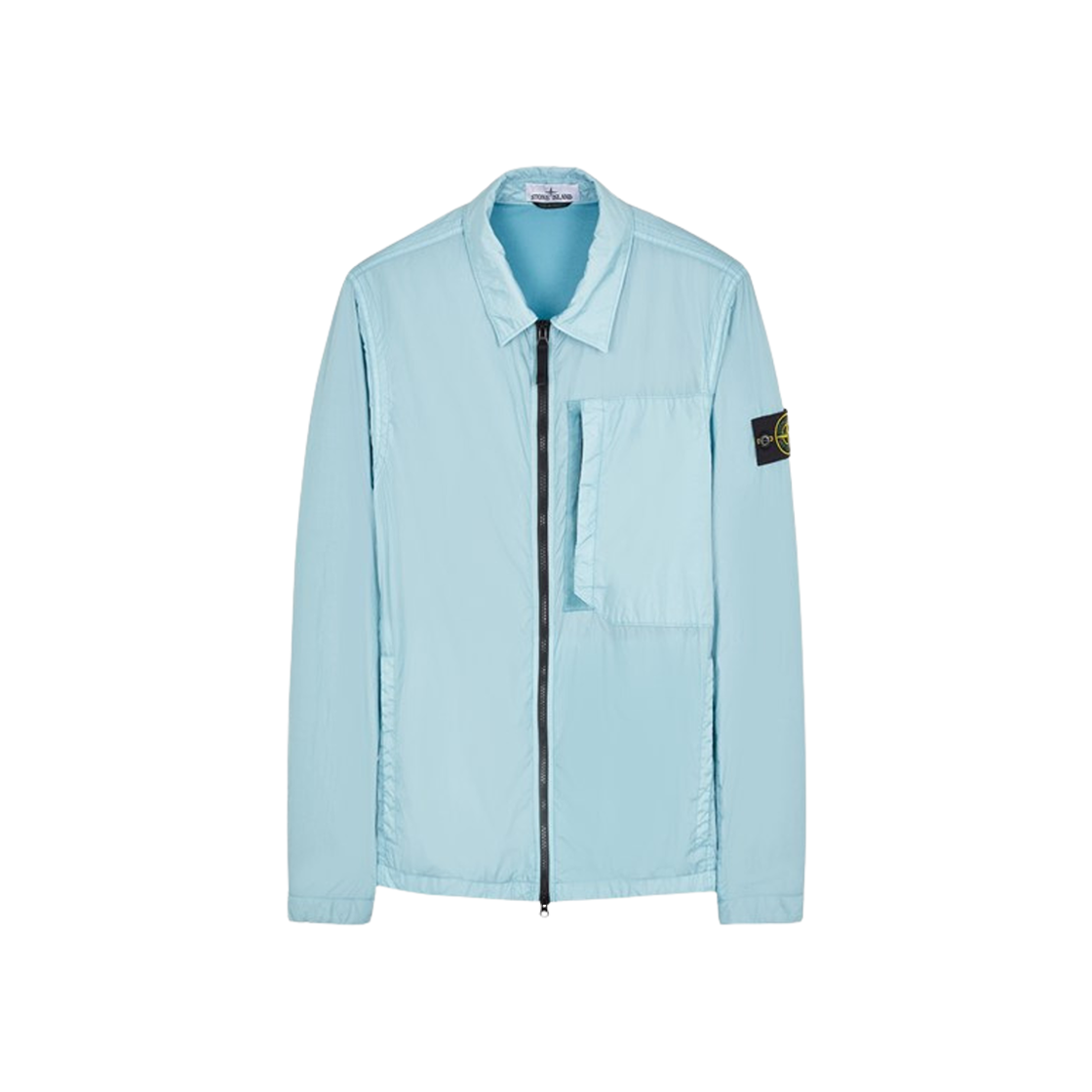 Stone Island 10723 Garment Dyed Crinkle Reps Recycled Nylon Jacket Sky Blue - 23FW 상세 이미지 1