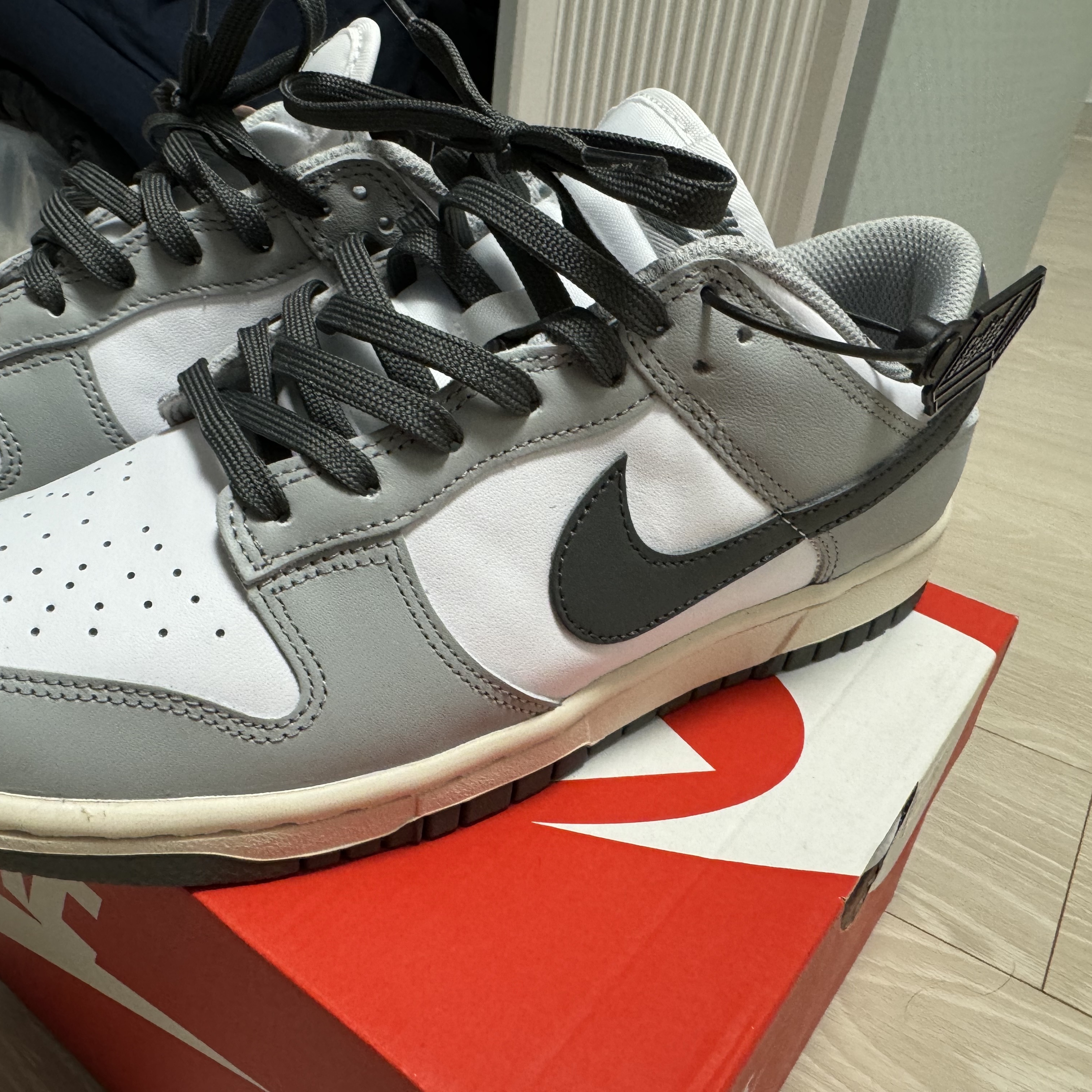 (W) Nike Dunk Low Light Smoke Grey 착용 스타일