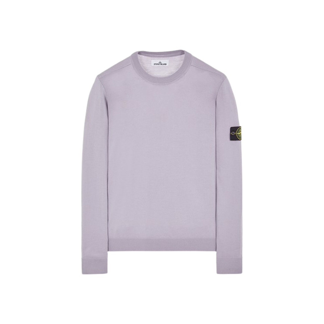 Stone Island 510C4 Wool Crewneck Knit Lavender - 23FW 상세 이미지 1