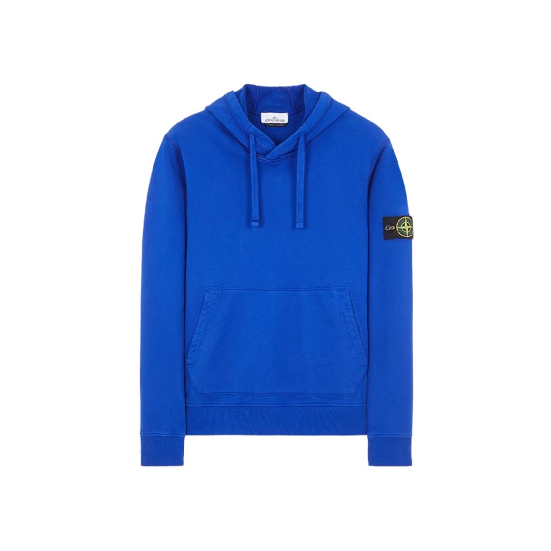 Stone Island 64151 Cotton Fleece Garment Dyed Hooded Sweatshirt Ultramarine Blue - 23FW 상세 이미지 1