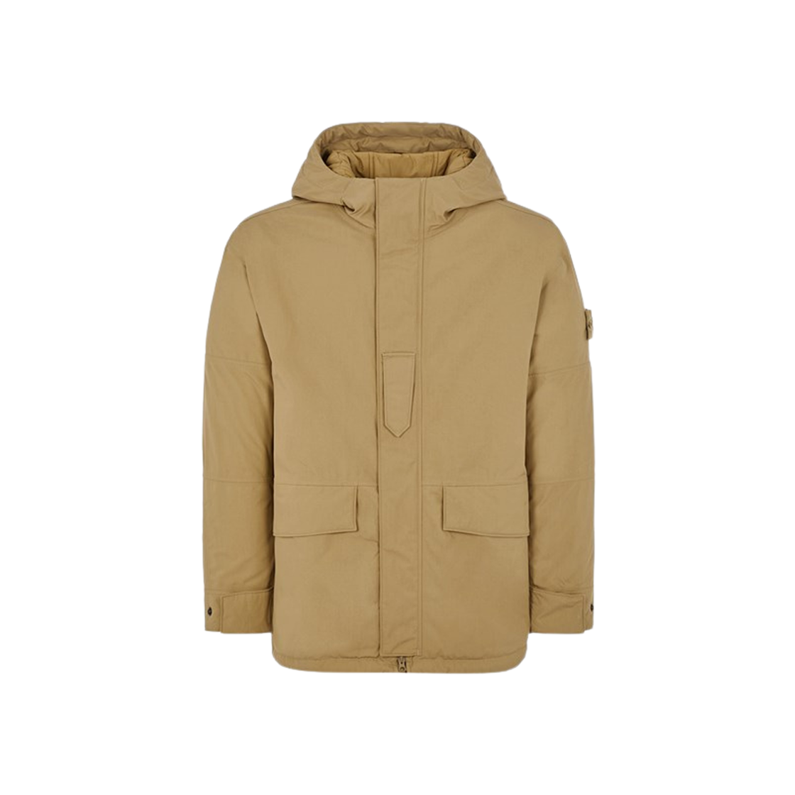 Stone Island 420F1 Ghost Piece O-Ventile with Primaloft Insulation Technology Engineered Padded Hood Dark Beige - 23FW 상세 이미지 1