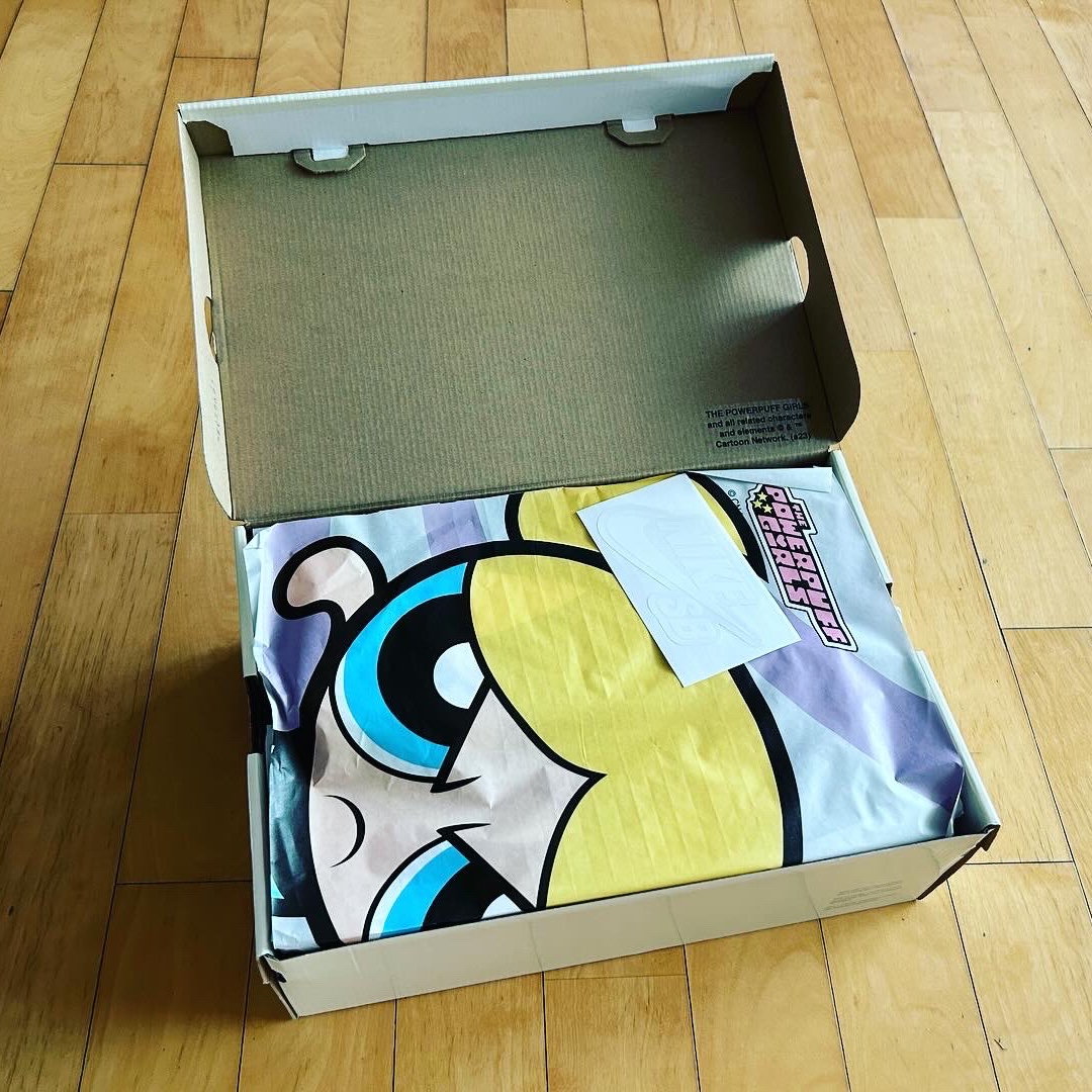 Nike x The Powerpuff Girls SB Dunk Low Pro QS Blossom 착용 스타일 - 2