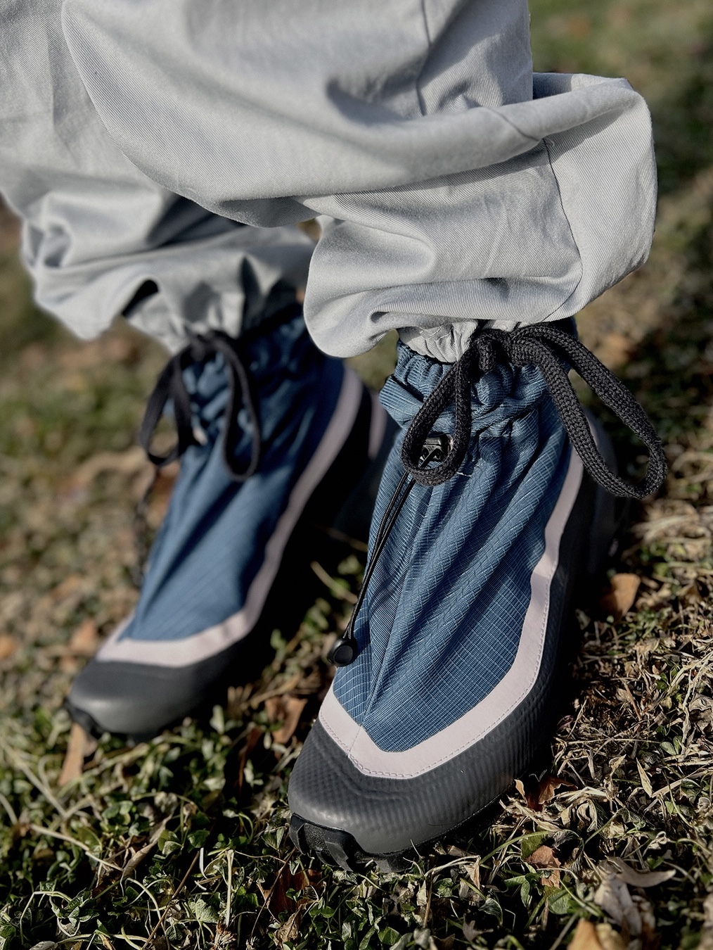 Salomon x MM6 Maison Margiela Cross Mid Bering Sea ์ฐฉ์ฉ ์คํ์ผ - 2