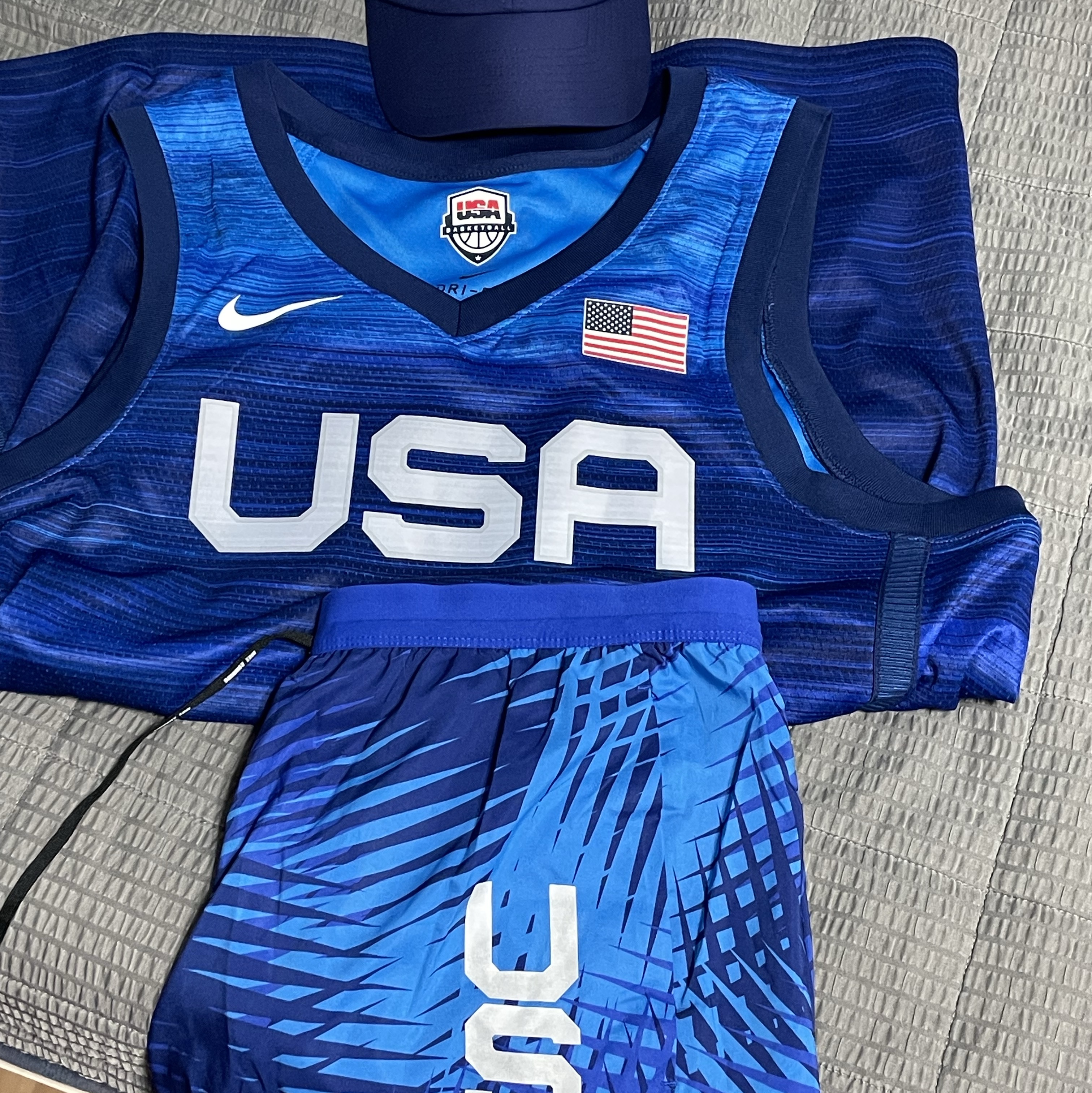 Nike Team USA Limited Edition Road Jersey Blue 착용 스타일